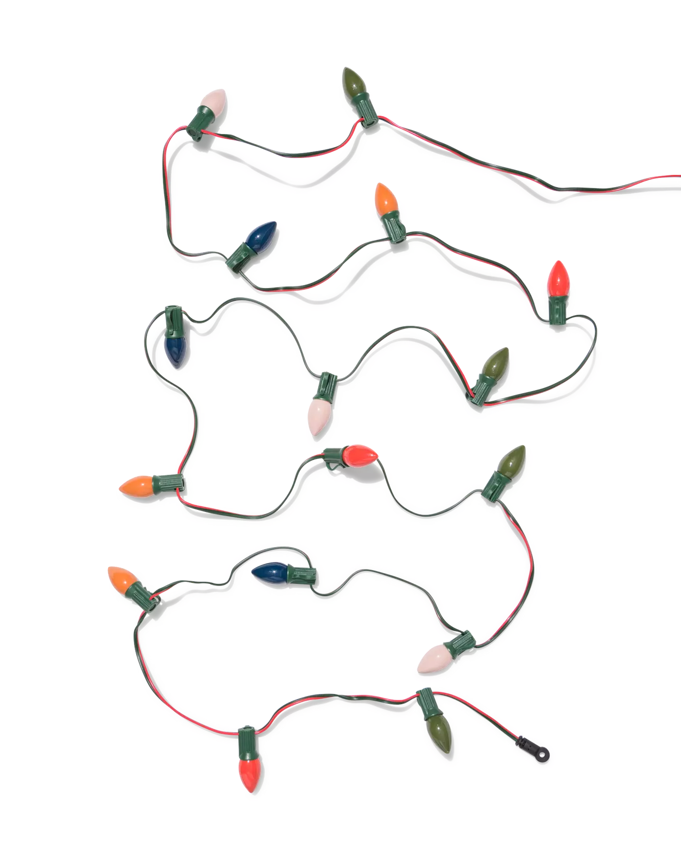 lichtsnoer 3m met 16 led vintage kerstlampjes voor binnen en buiten