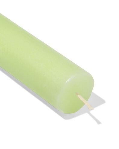 bougies longues rustiques -  27x2,2 cm - vert clair vert clair 2.2 x 27 - 13503295 - HEMA