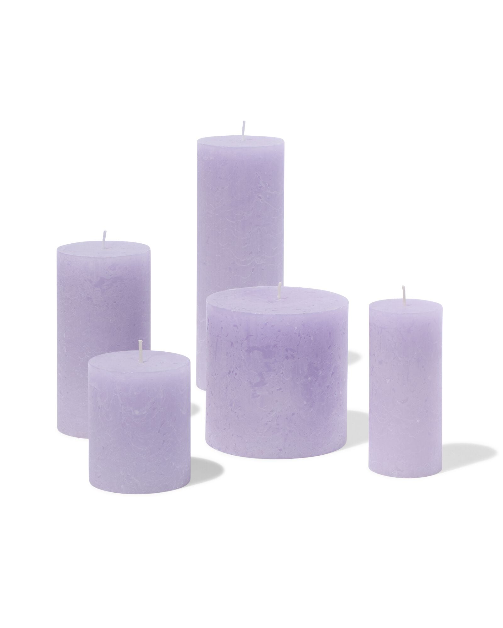 bougies rustiques lilas - 13504201LILAC - HEMA
