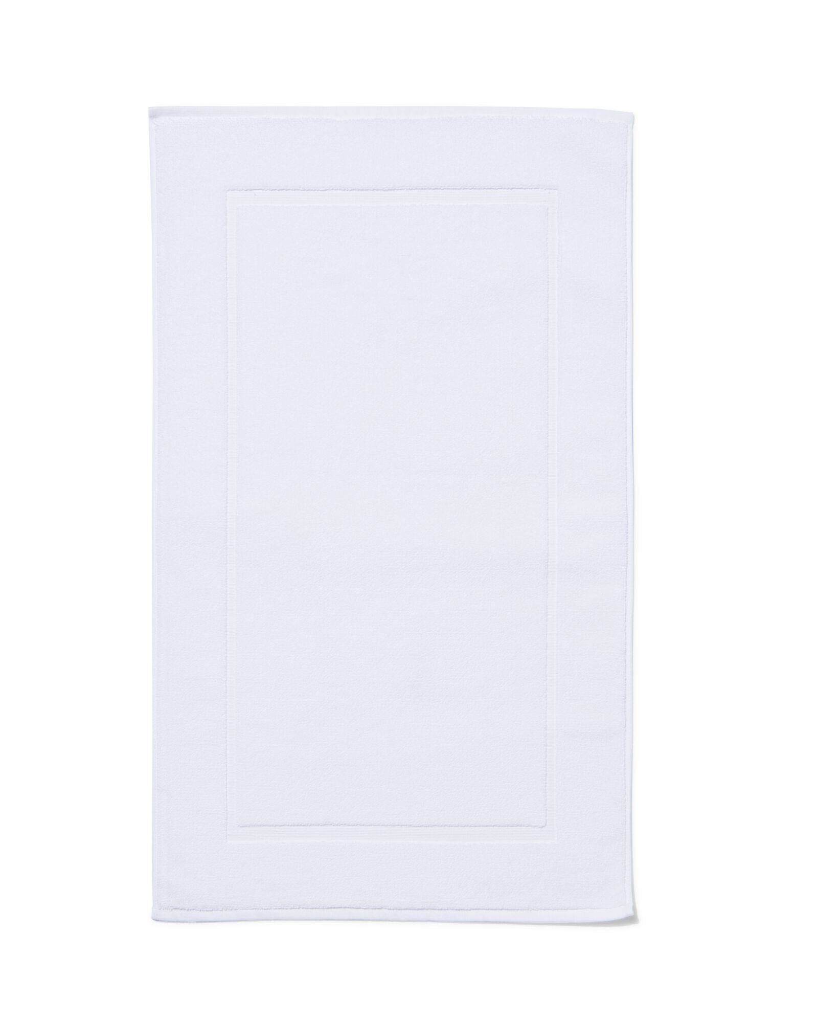 tapis de bain 50x80 qualit&eacute; &eacute;paisse tissu blanc - 5250007 - HEMA