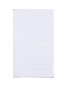 tapis de bain 50x80 qualité épaisse tissu blanc