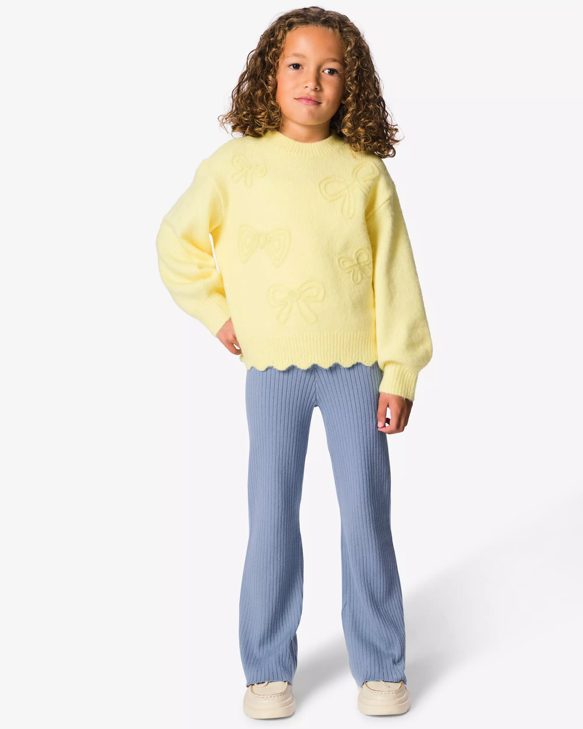 legging enfant bootcut côtelé