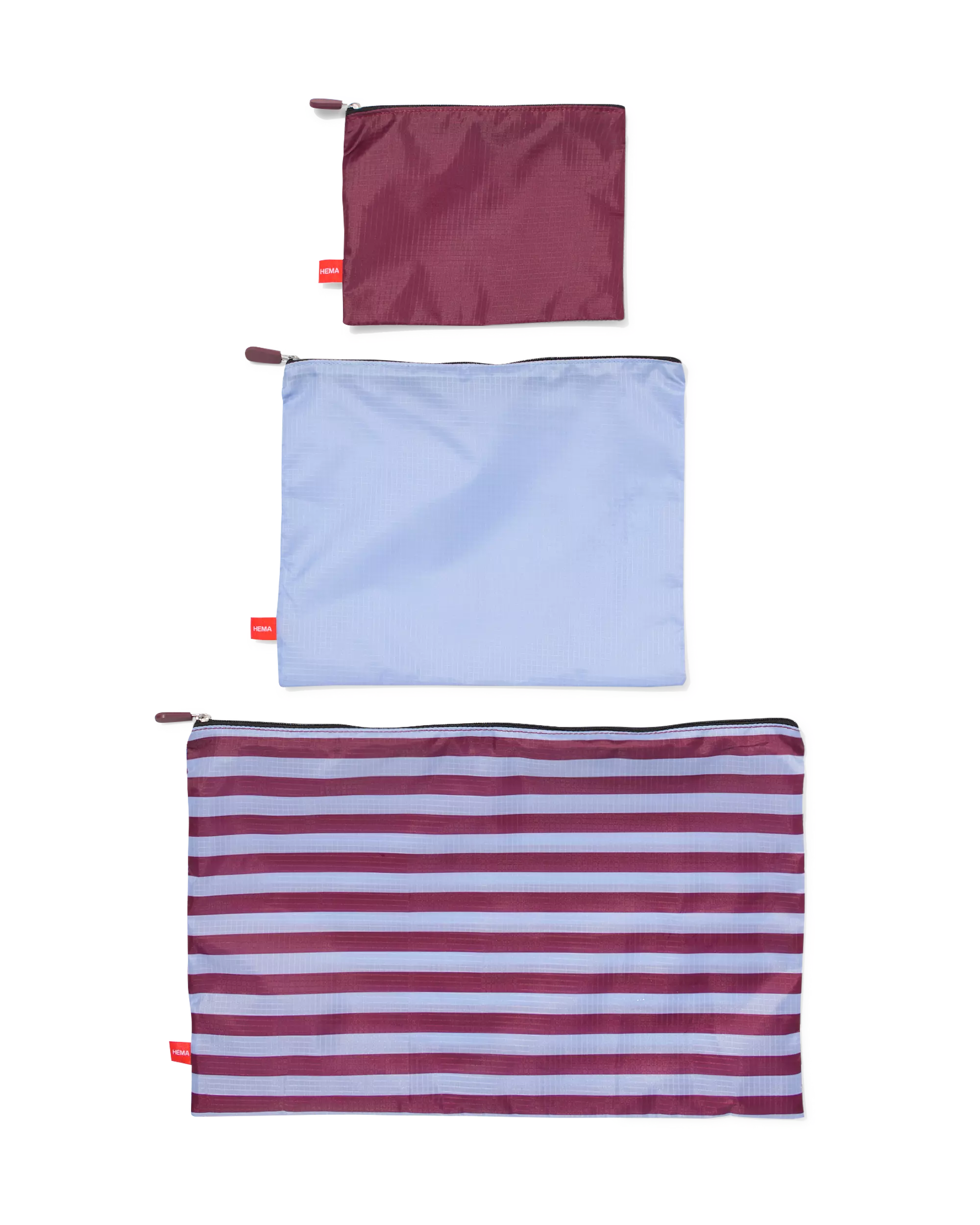 ritstasjes S+M+L - 3 stuks