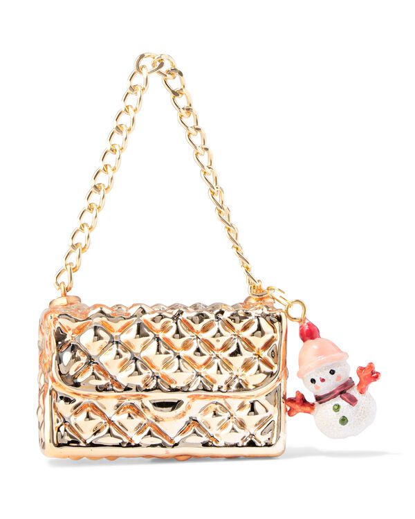 kersthanger 8x4.7cm glas labubu tas - 25102151 - HEMA