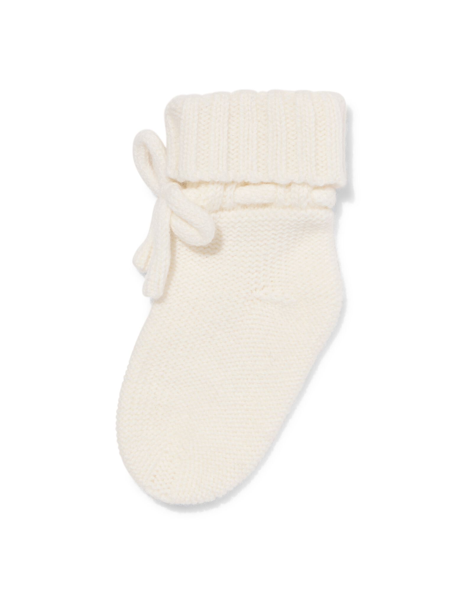 babysokken wolmix ivoor ivoor - 4732020IVORY - HEMA