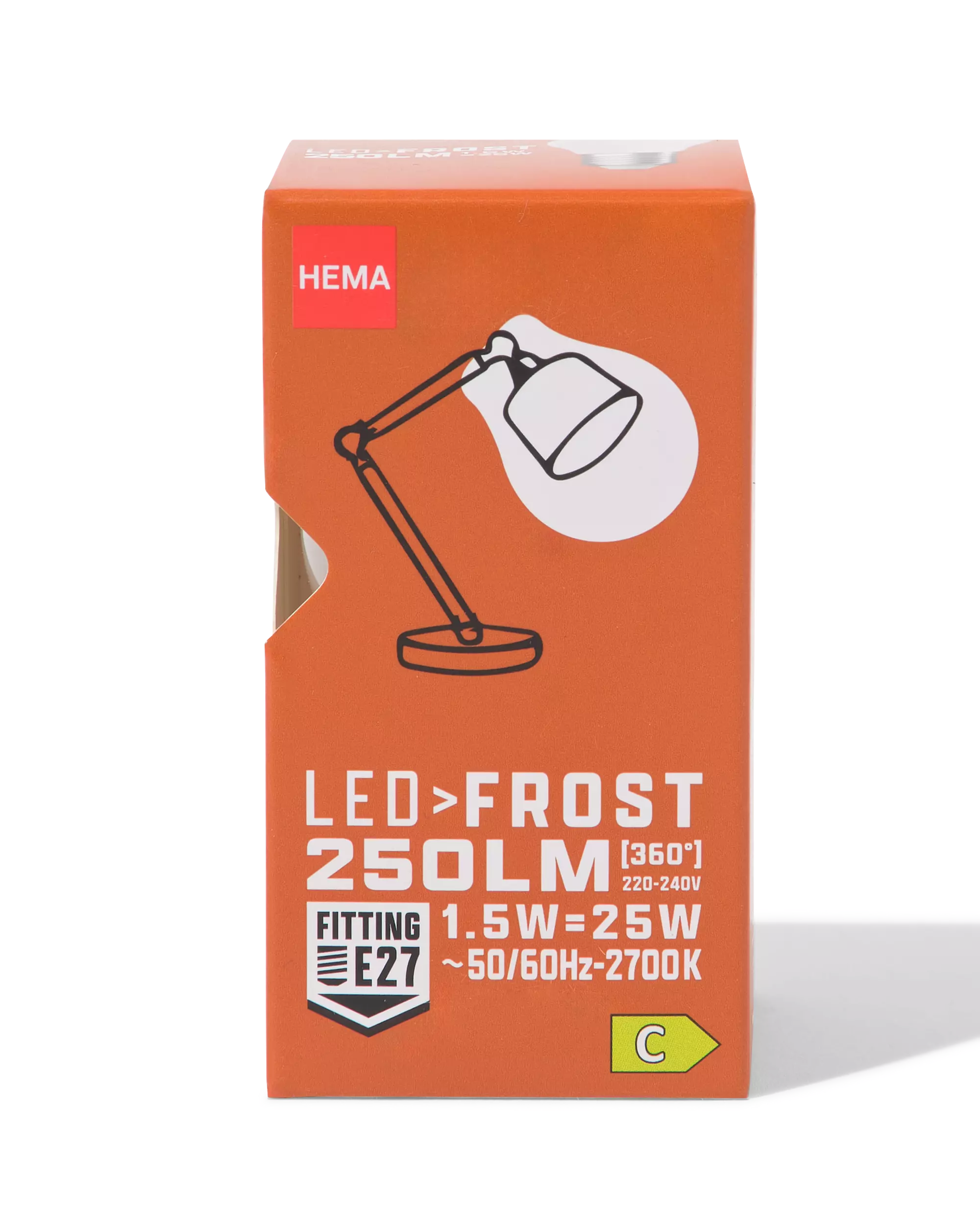 boule led frost E27 1,5W 250lm