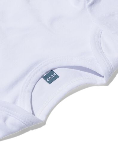 body &ndash; coton biologique stretch - 2 pi&egrave;ces blanc 50/56 - 33355011 - HEMA