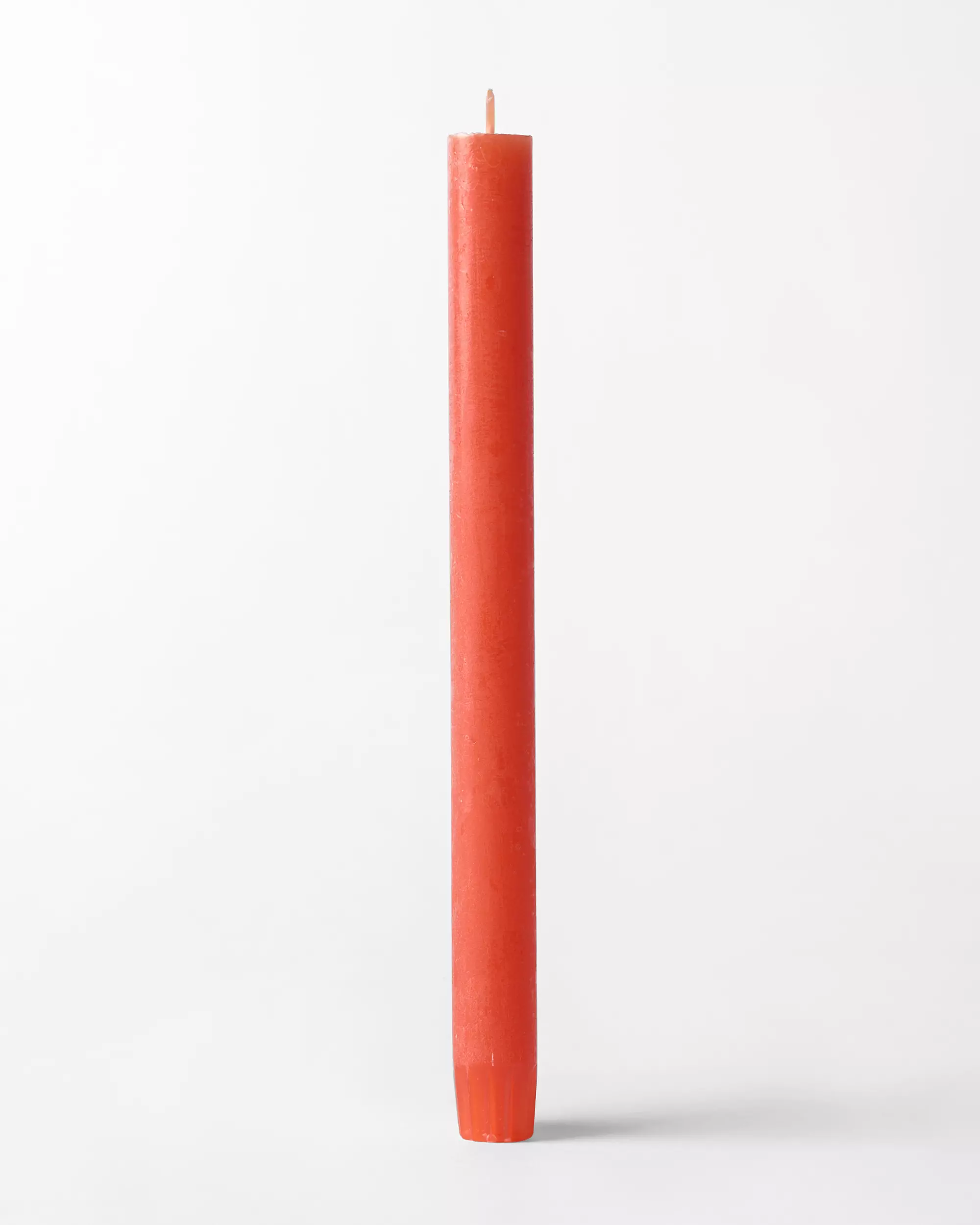 bougie longue ⌀2,2 x 27 cm rustique orange foncé