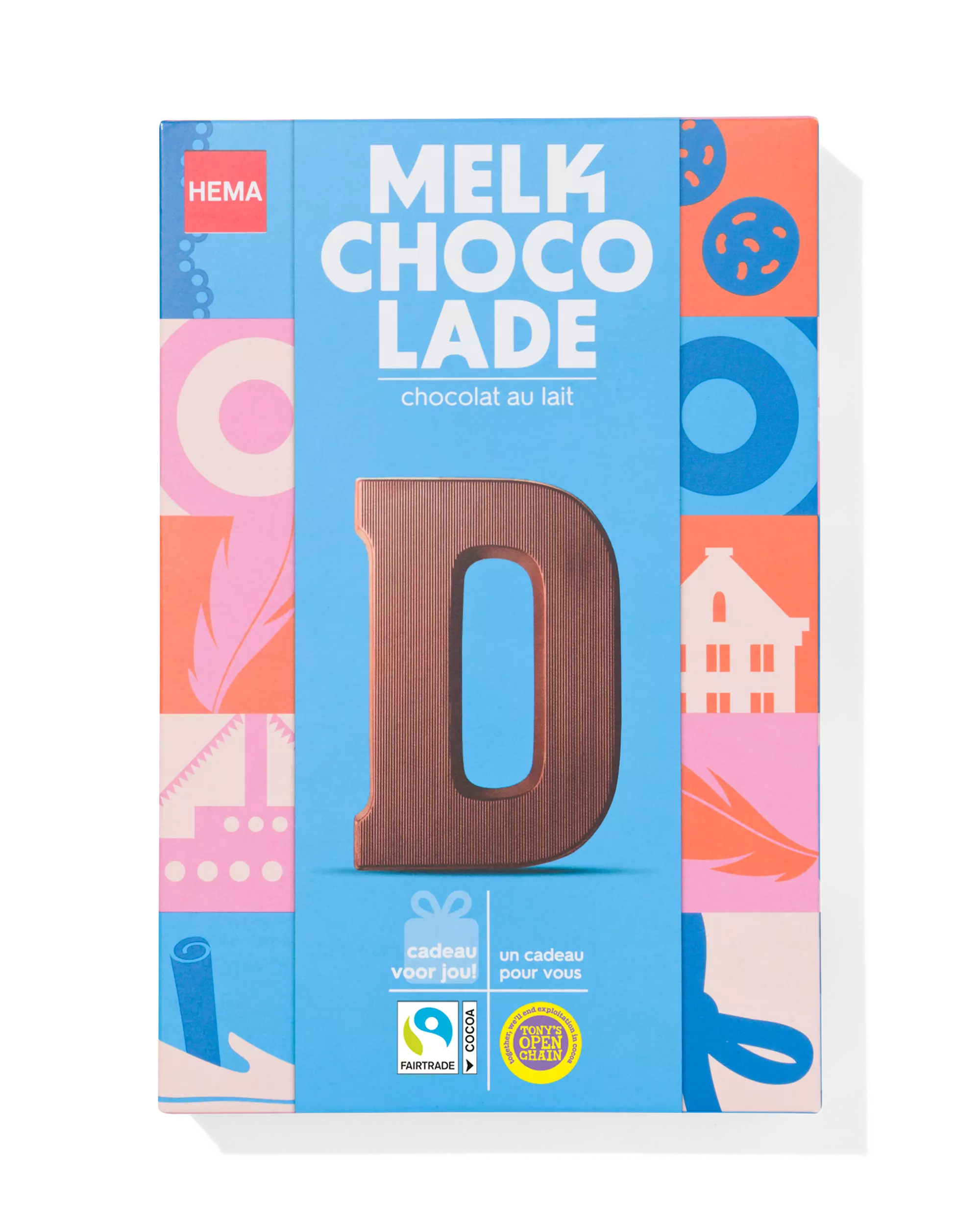 lettre en chocolat au lait D 140g