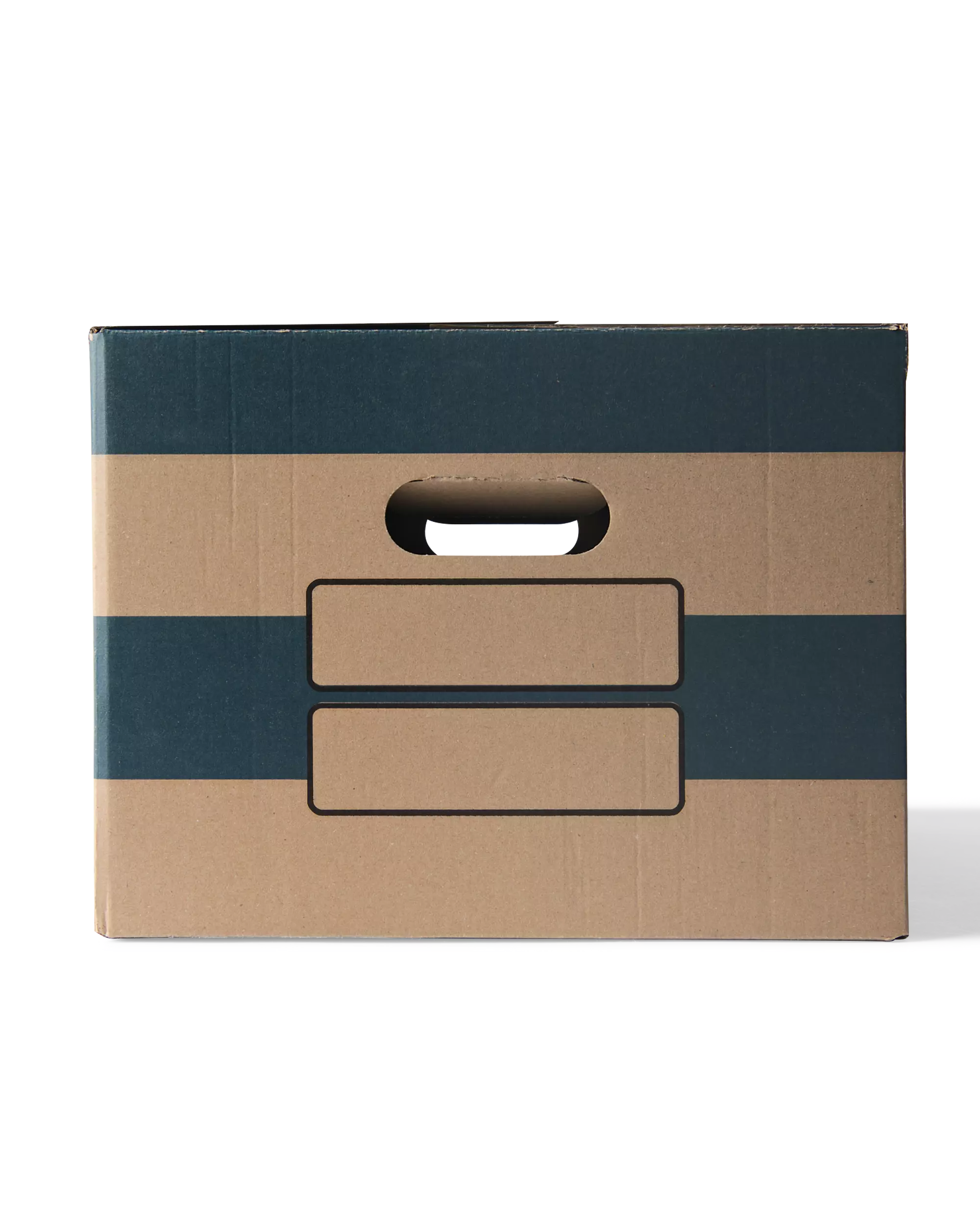 carton de déménagement solide 48,3x32x23,2 cm carton rayures