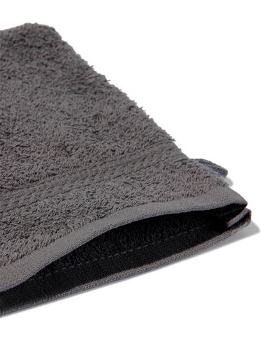 Waschhandschuh - schwere Qualit&auml;t - dunkelgrau, uni - 5232602 - HEMA