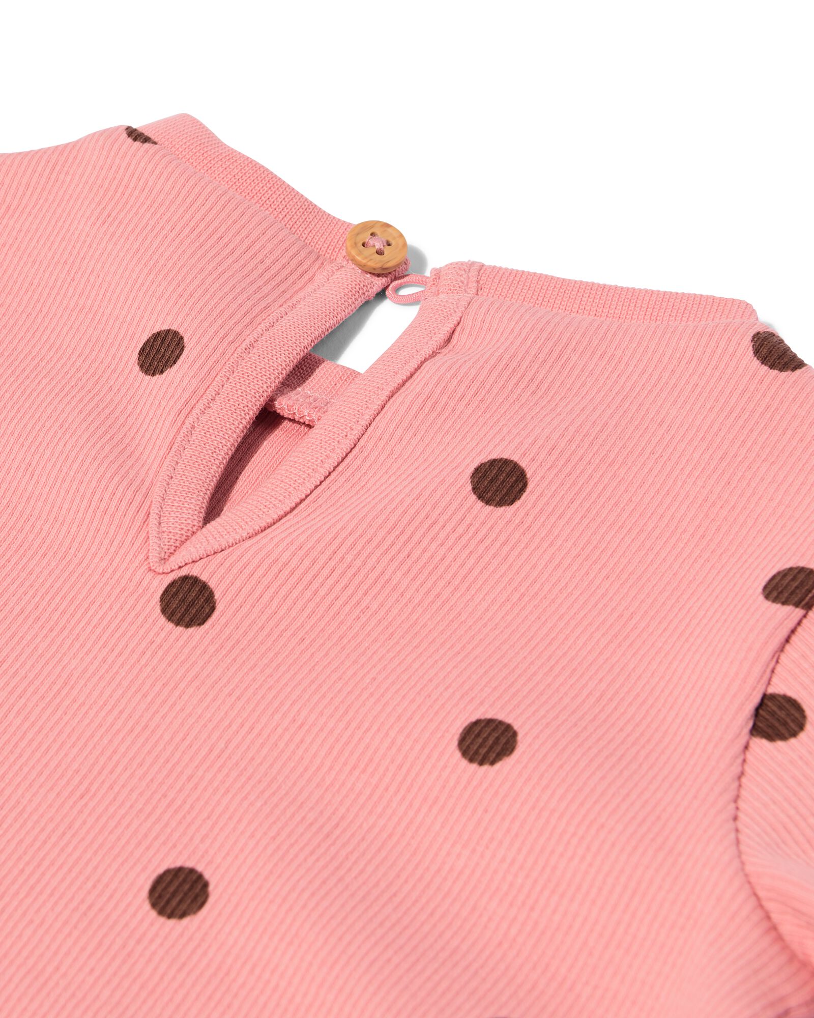 t-shirts b&eacute;b&eacute; c&ocirc;tel&eacute;s pois - 2 pi&egrave;ces rose rose - 33016280PINK - HEMA