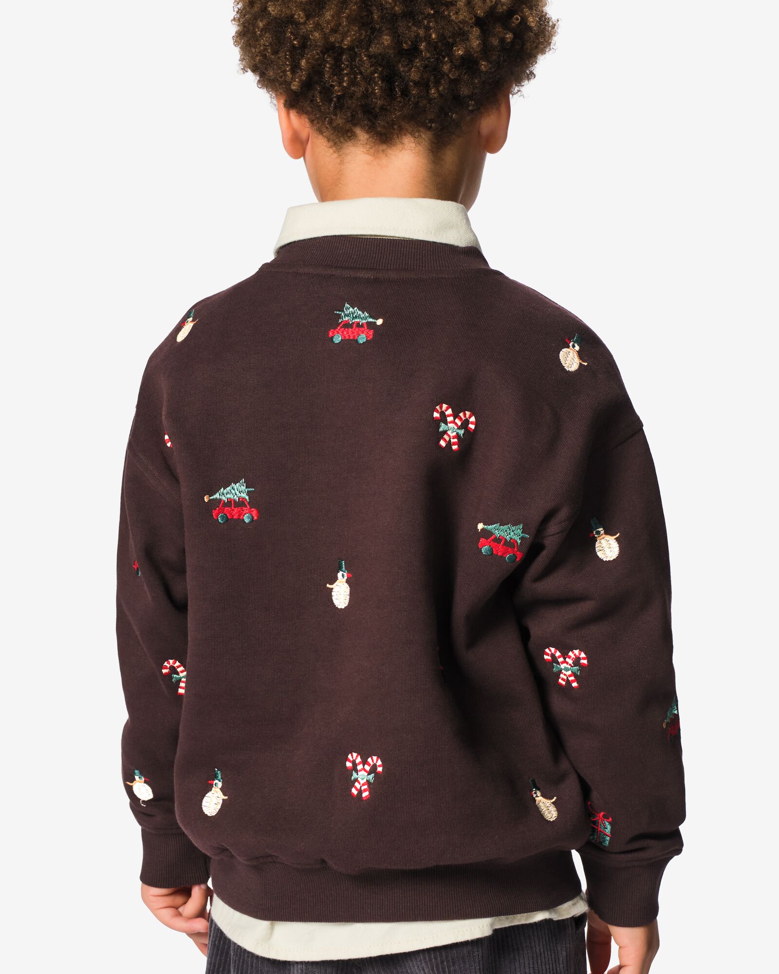pull enfant no&euml;l marron marron - 30730702BROWN - HEMA