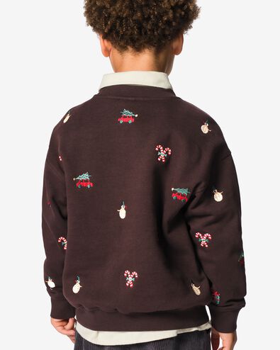 pull enfant no&euml;l marron marron - 30730702BROWN - HEMA