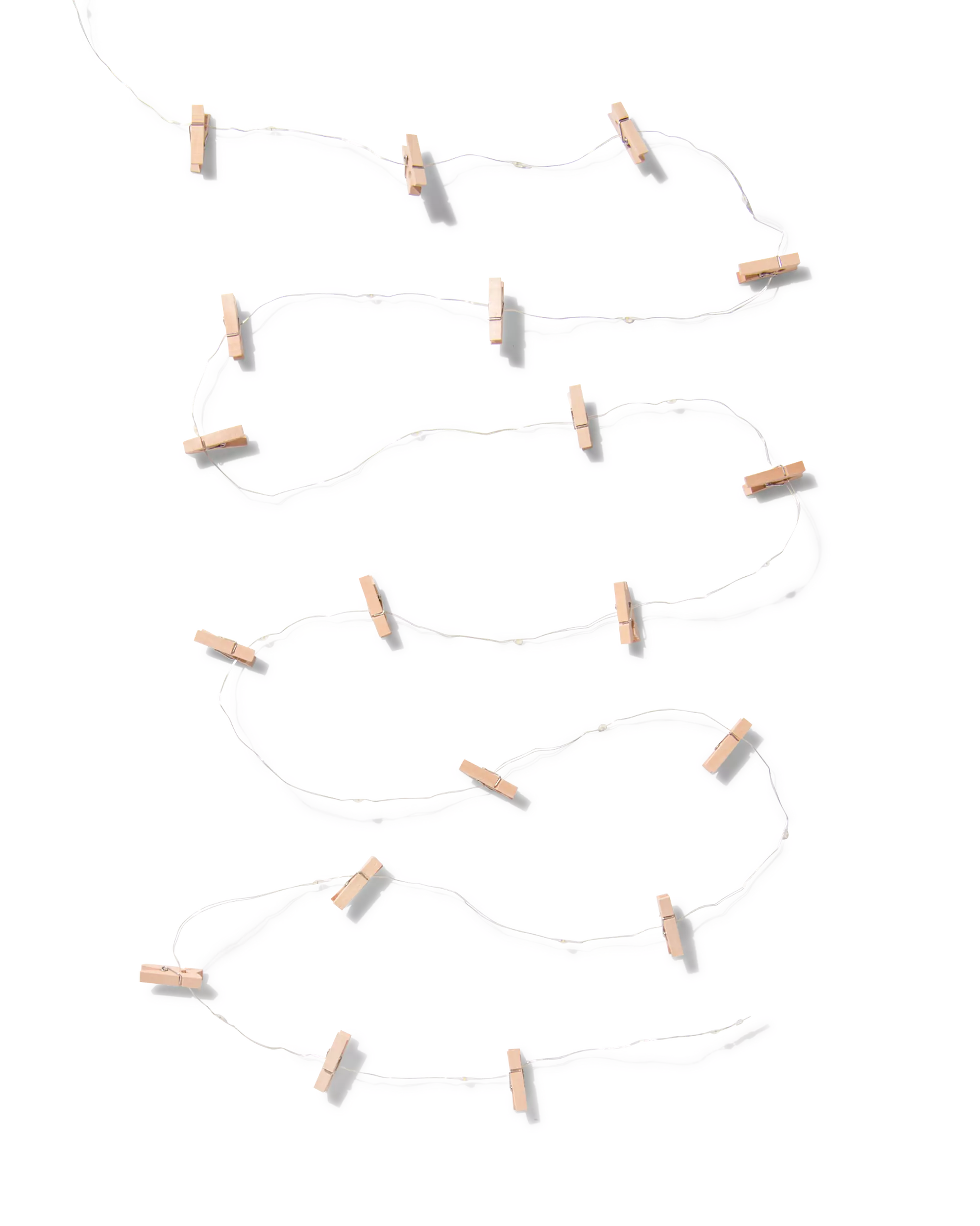 guirlande lumineuse 3,25m avec 20 lumières et 19 clips paillette