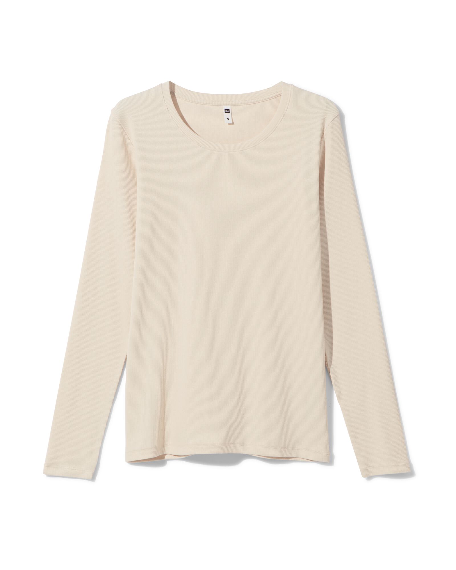 top femme Clara c&ocirc;tel&eacute; blanc cass&eacute; - 36364770OFFWHITE - HEMA