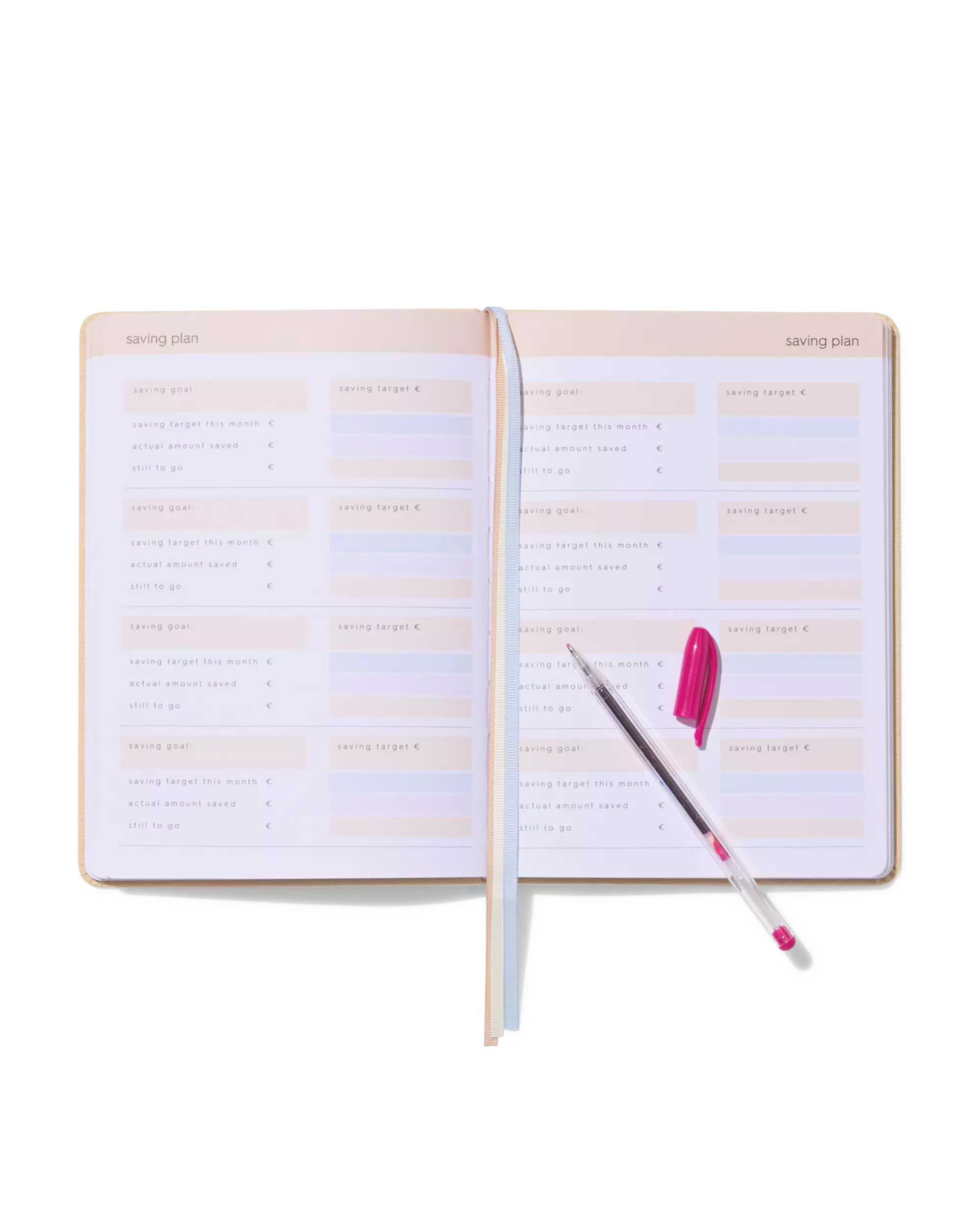 planificateur de budget A5 beige