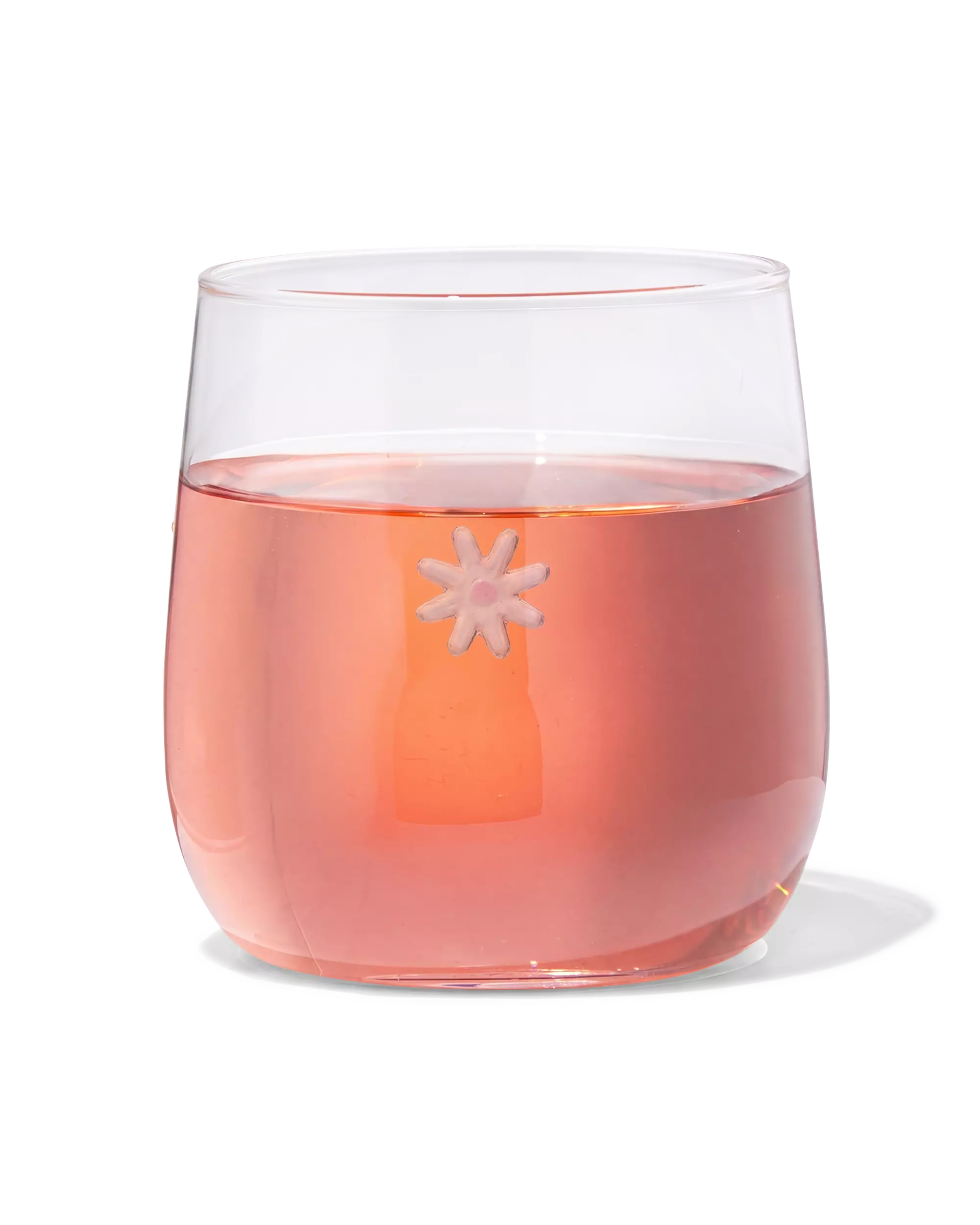 glas 360ml bloemen