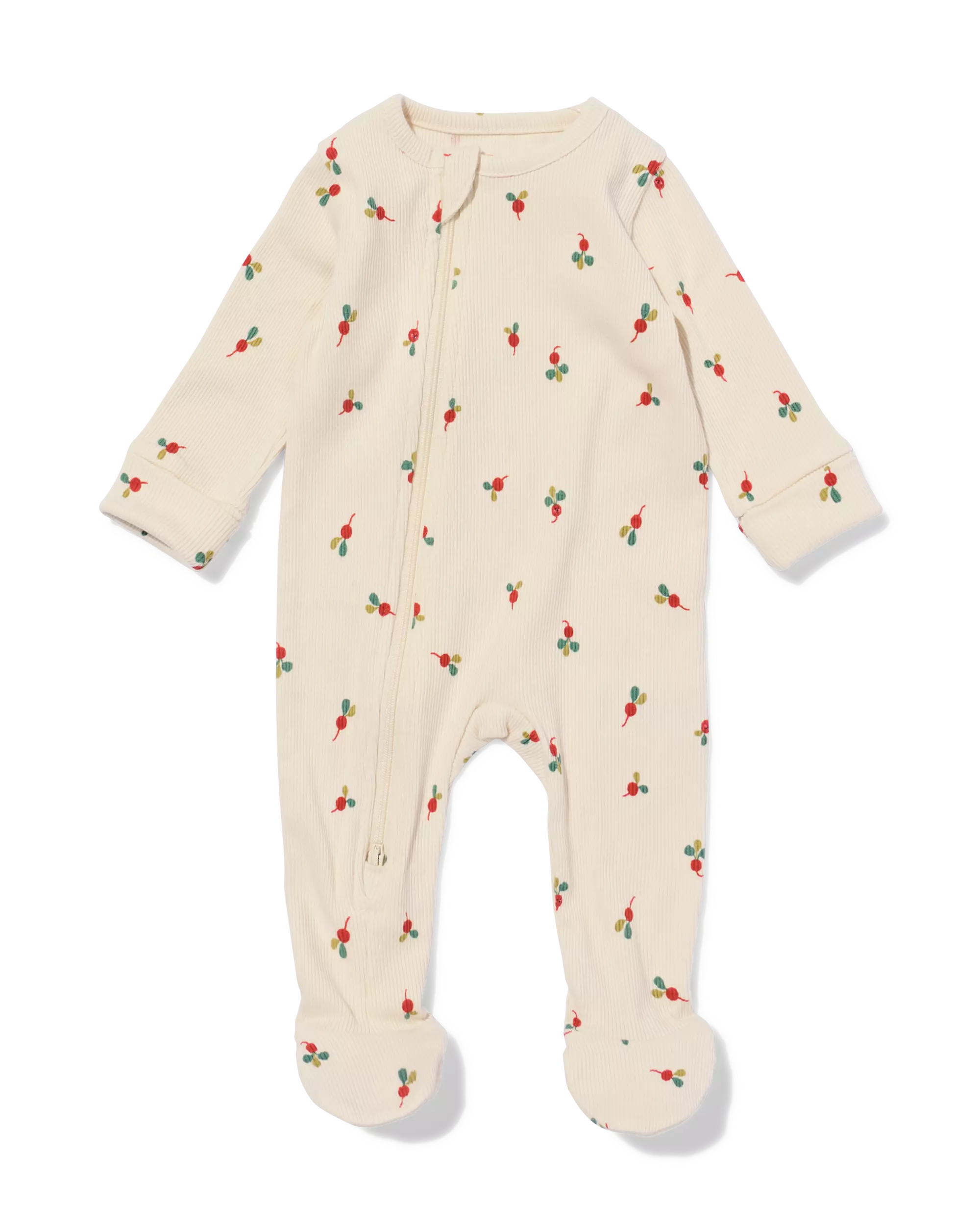 barboteuse bébé côtelée petits radis