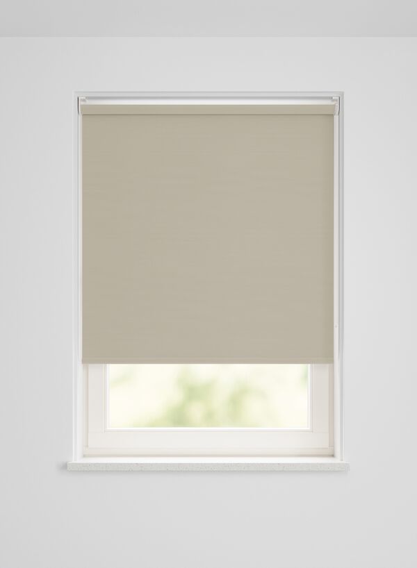 rolgordijn verduisterend uni taupe  - 46110319 - HEMA