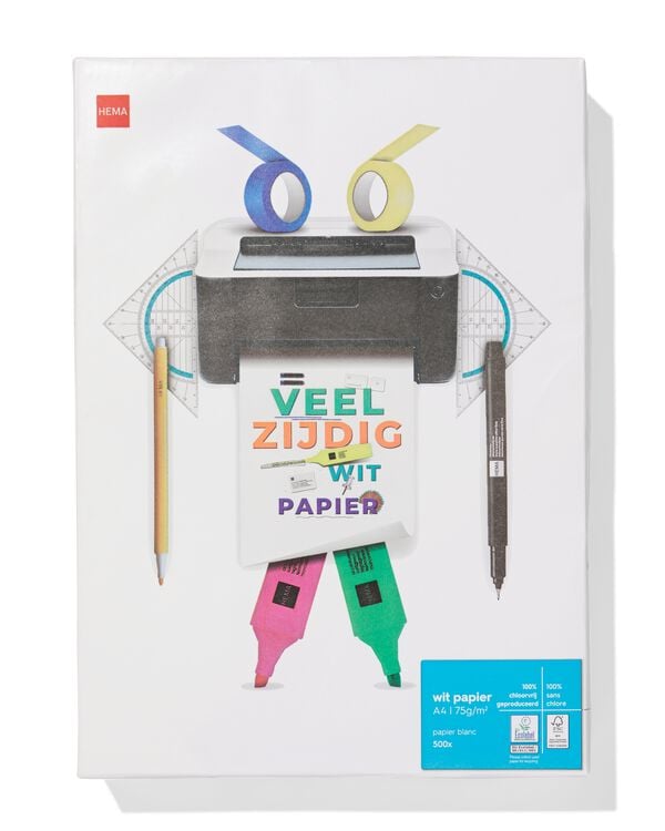 papier &agrave; imprimer 500 feuilles A4 - 14811030 - HEMA