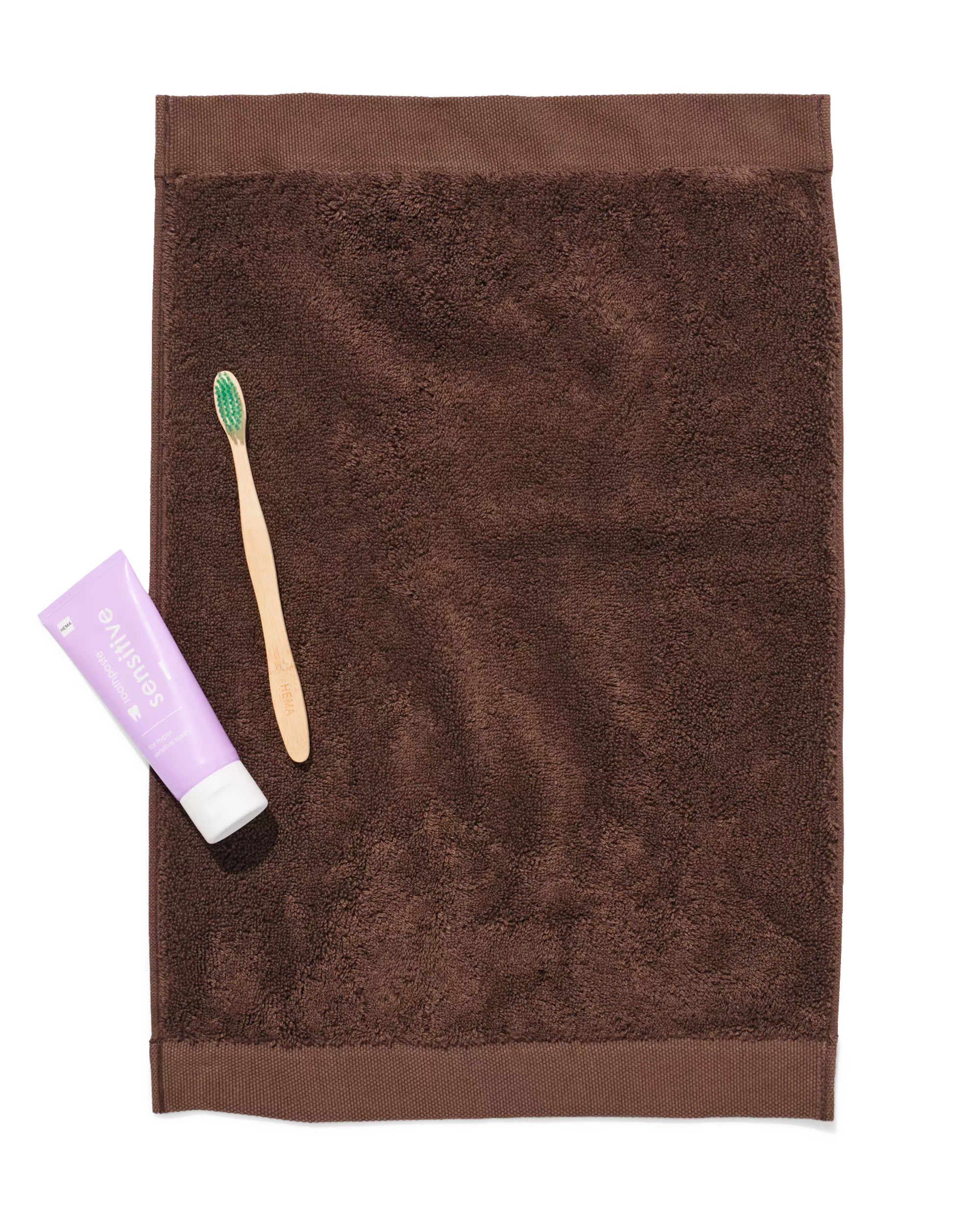 petite serviette 33 x 50 cm qualité hôtel extra douce marron foncé