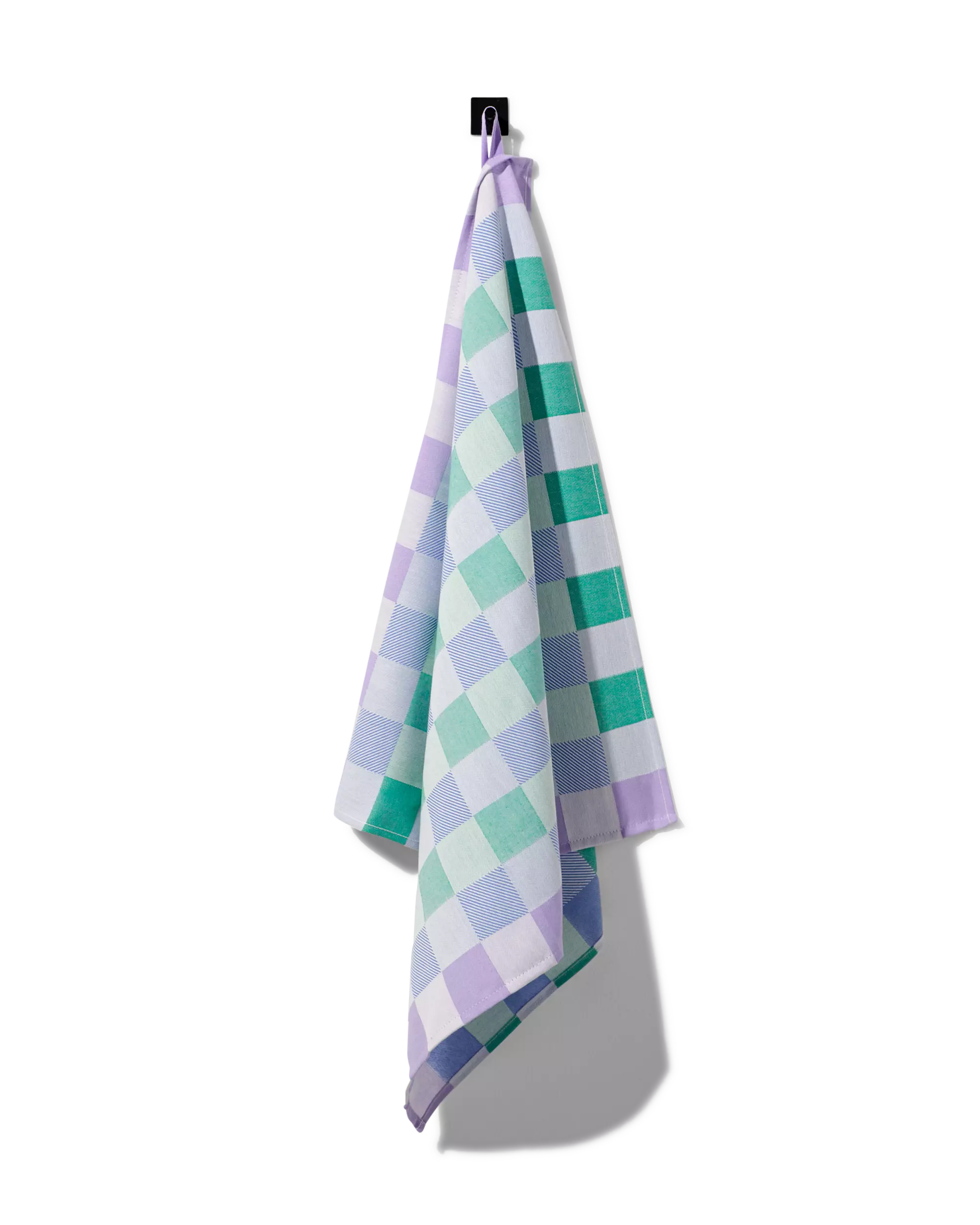 torchon 65x65 coton avec carreaux