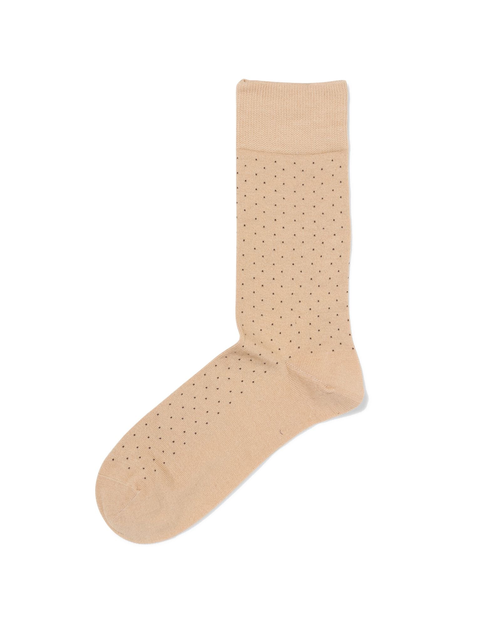 herensokken stippen beige beige - 4151075BEIGE - HEMA