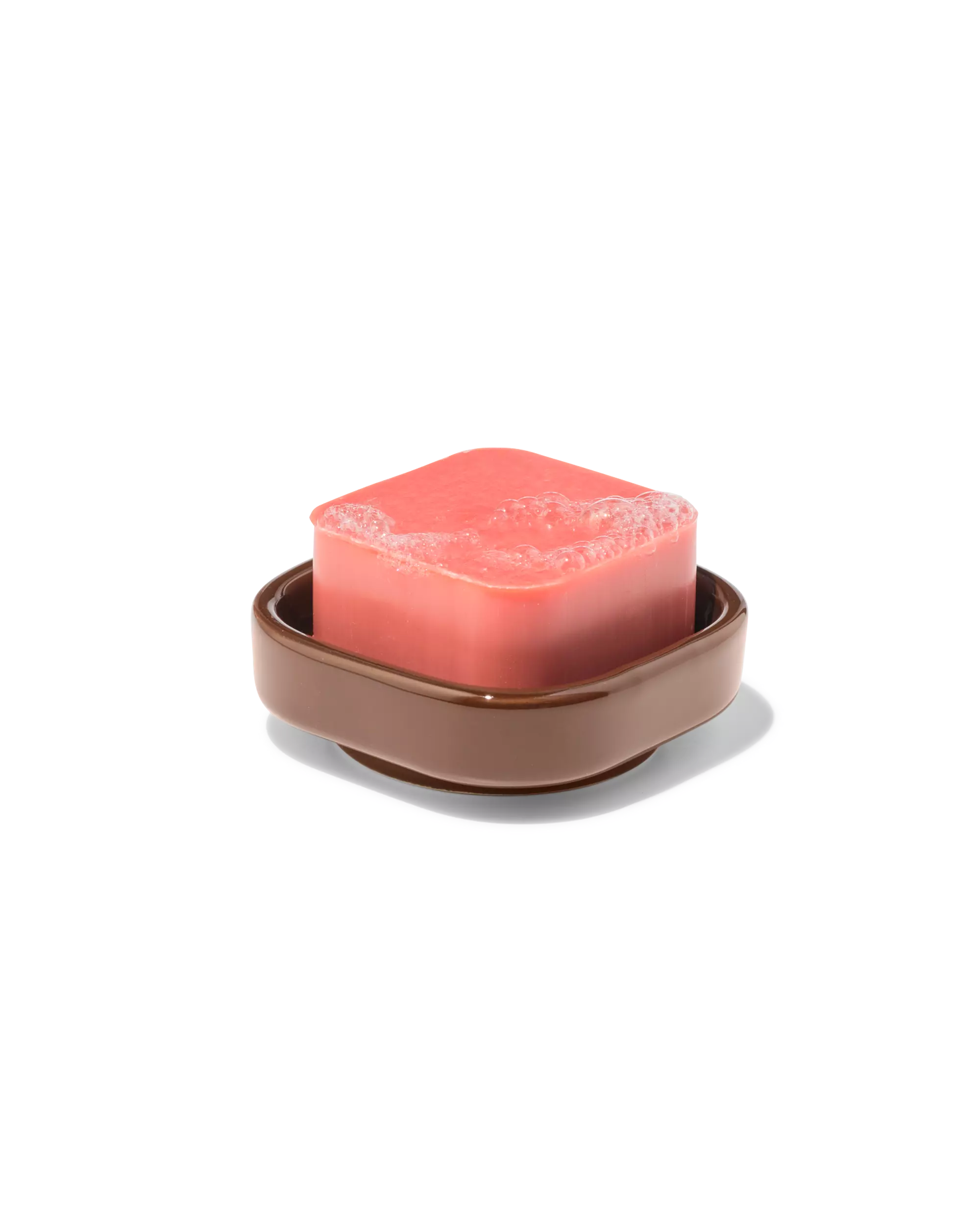porte-savon céramique marron