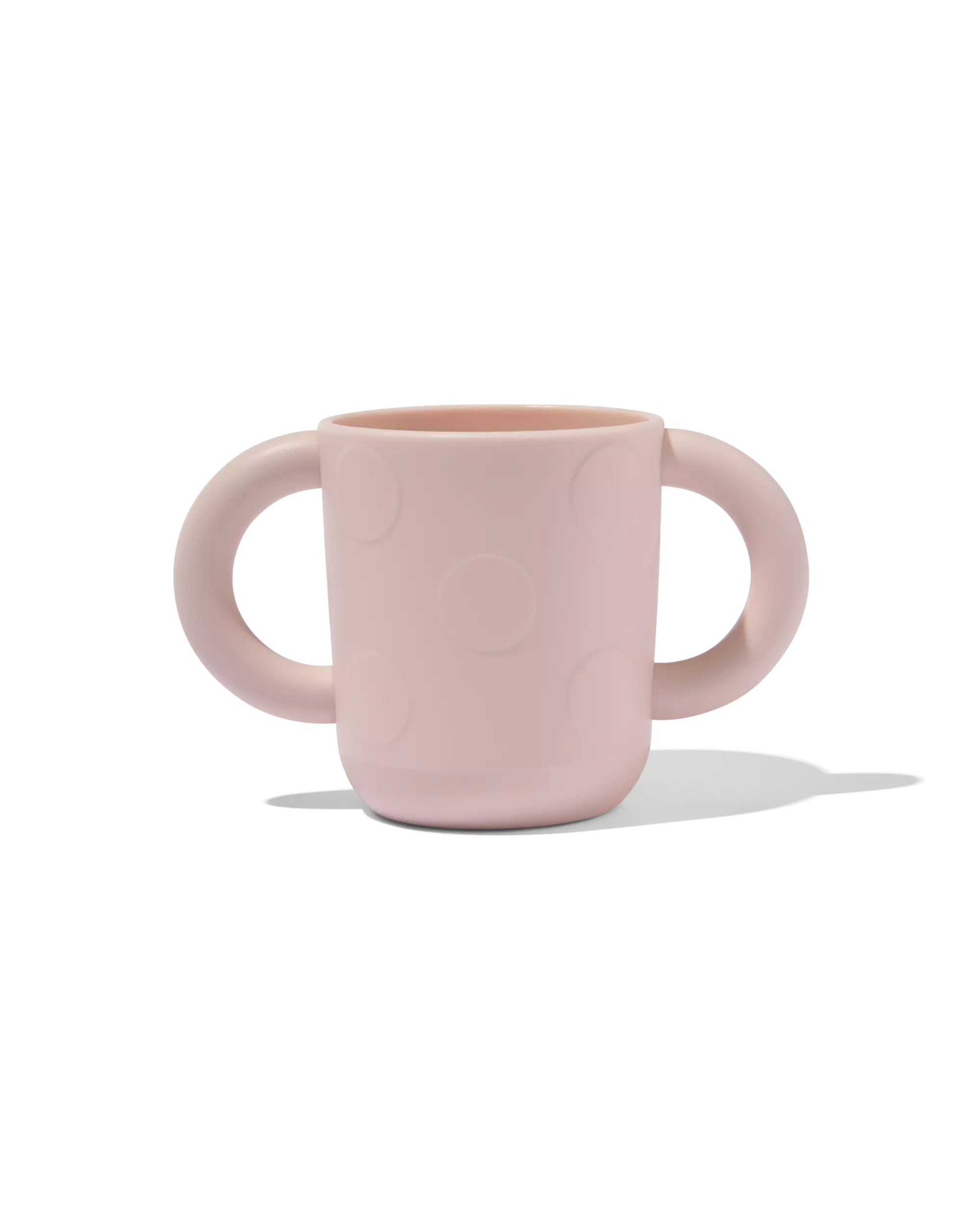 beker met handgrepen beige