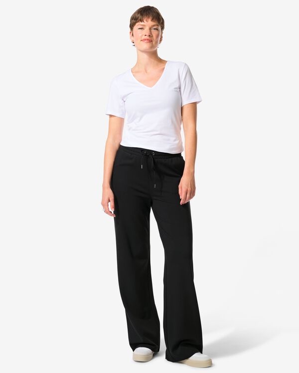 pantalon femme noir noir - 36237440BLACK - HEMA