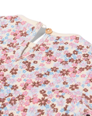 Baby-T-Shirts, Ajour, mit Blumen &ndash; 2 St&uuml;ck blau blau - 33016080BLUE - HEMA