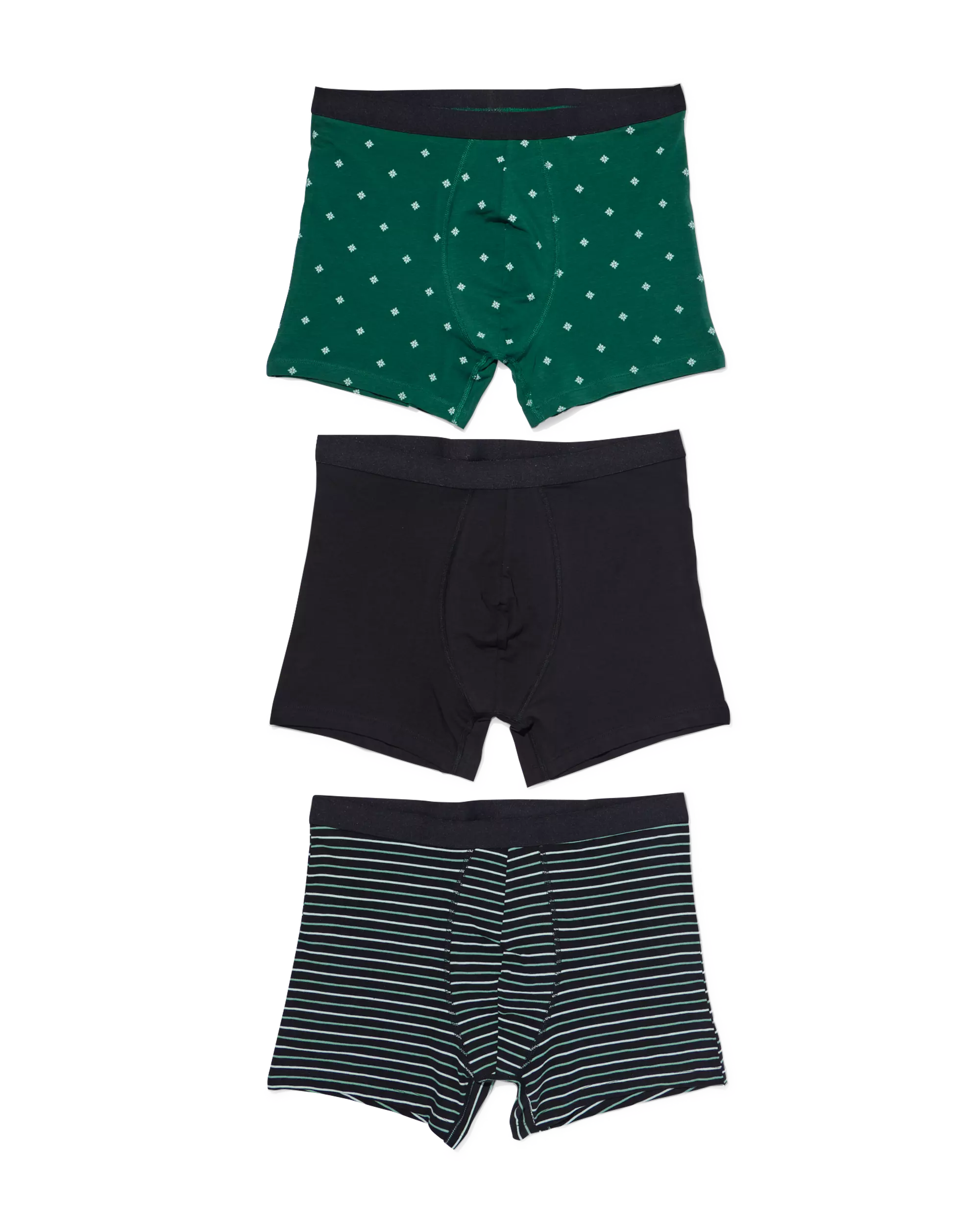boxer homme rayures - 3 pièces
