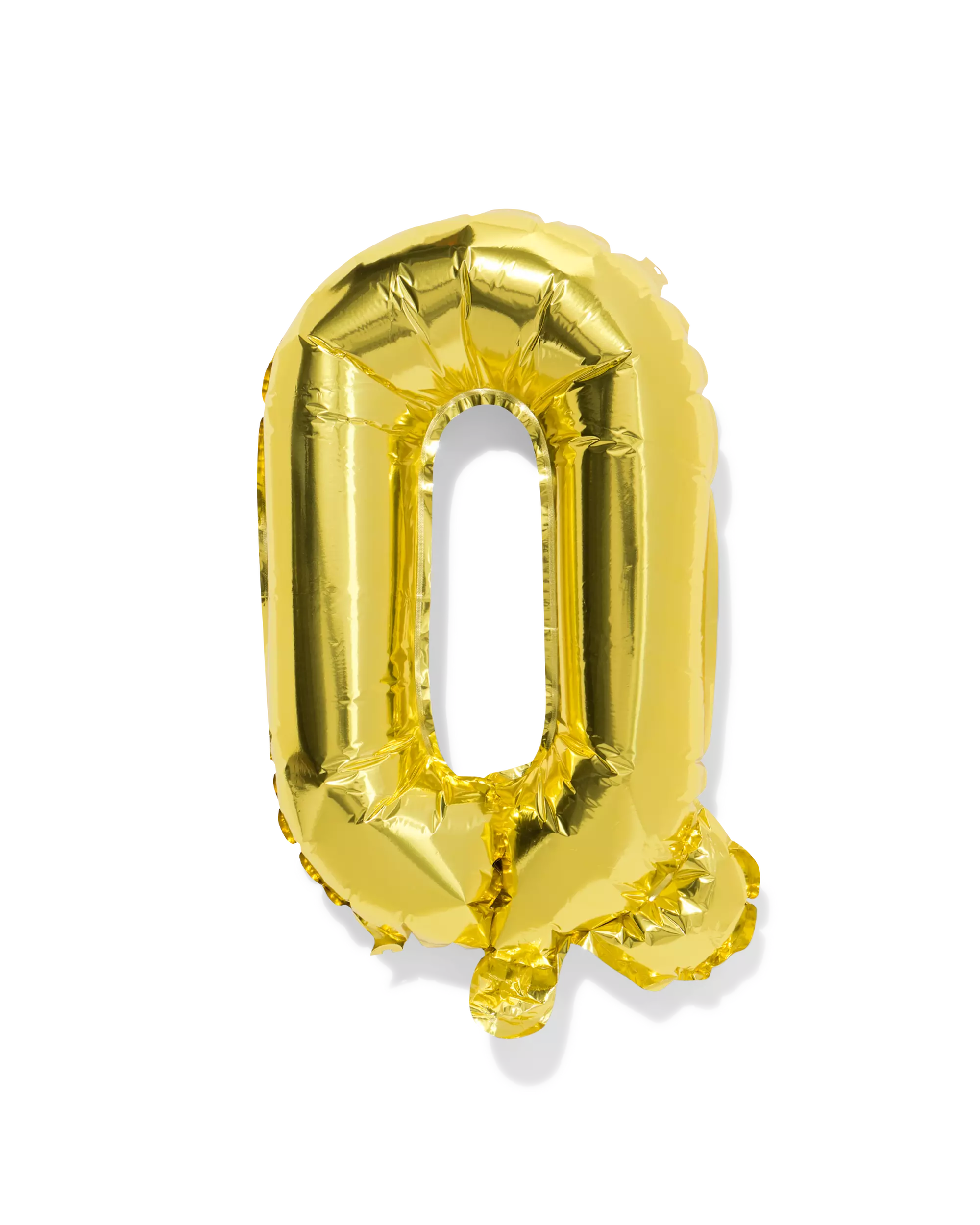 Folienballon Buchstabe Q 30 cm Gold