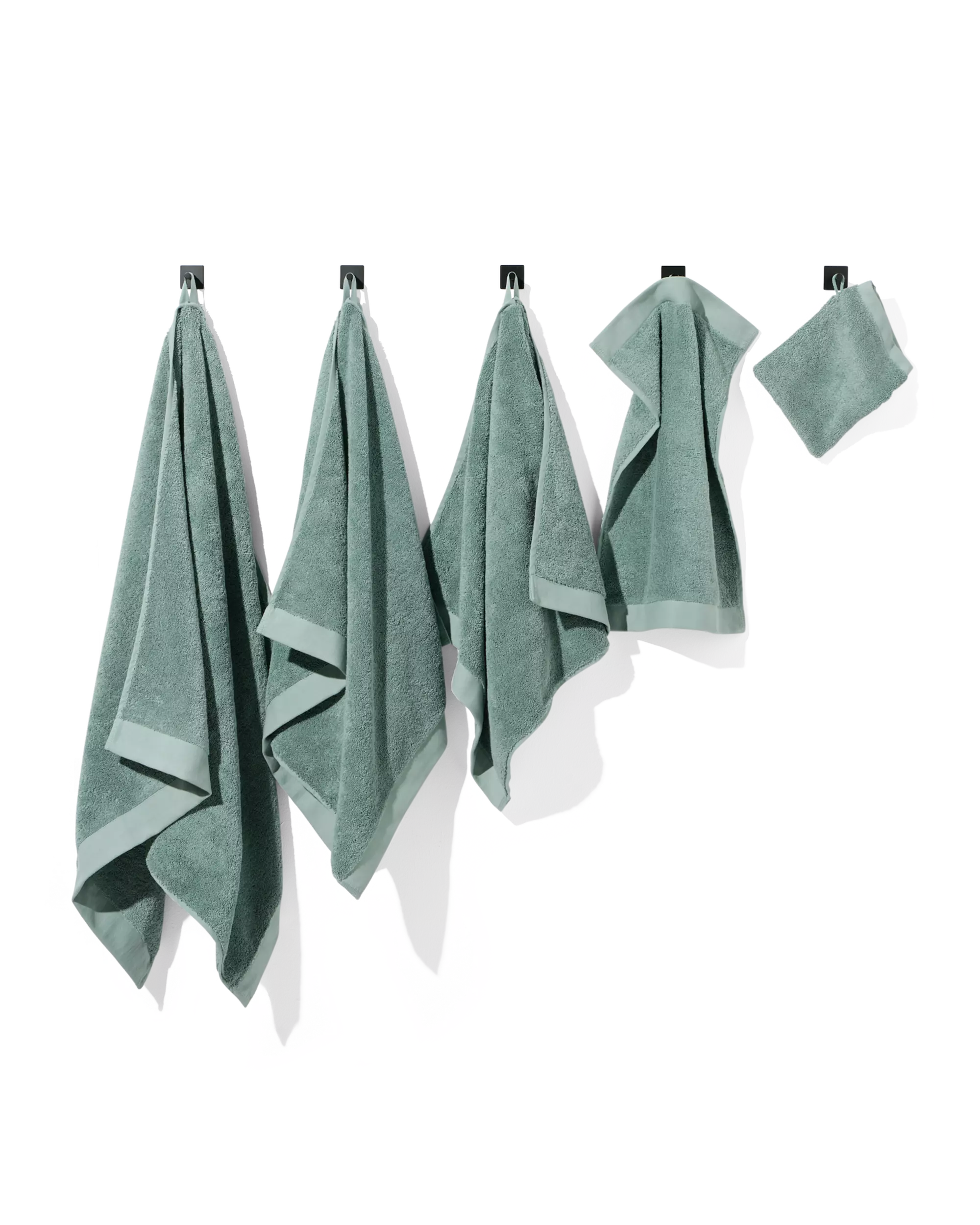 washand hotelkwaliteit extra zacht groenblauw