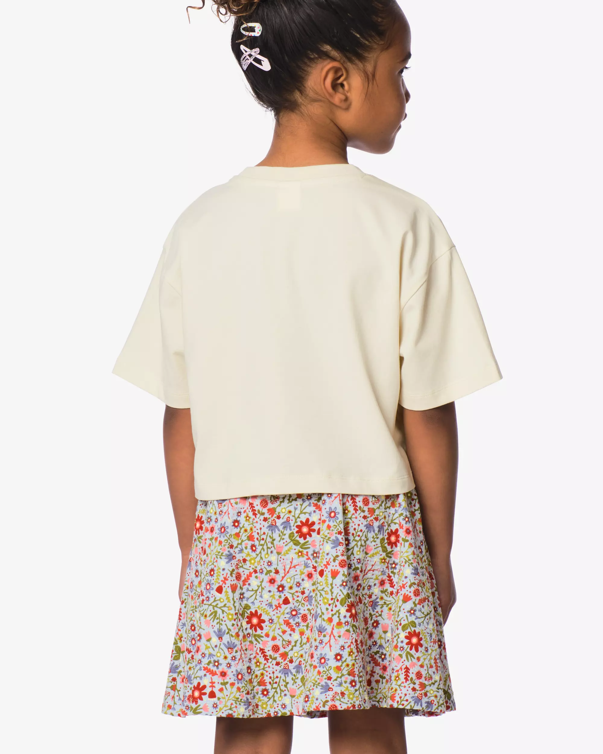 kinderkledingset bloemen