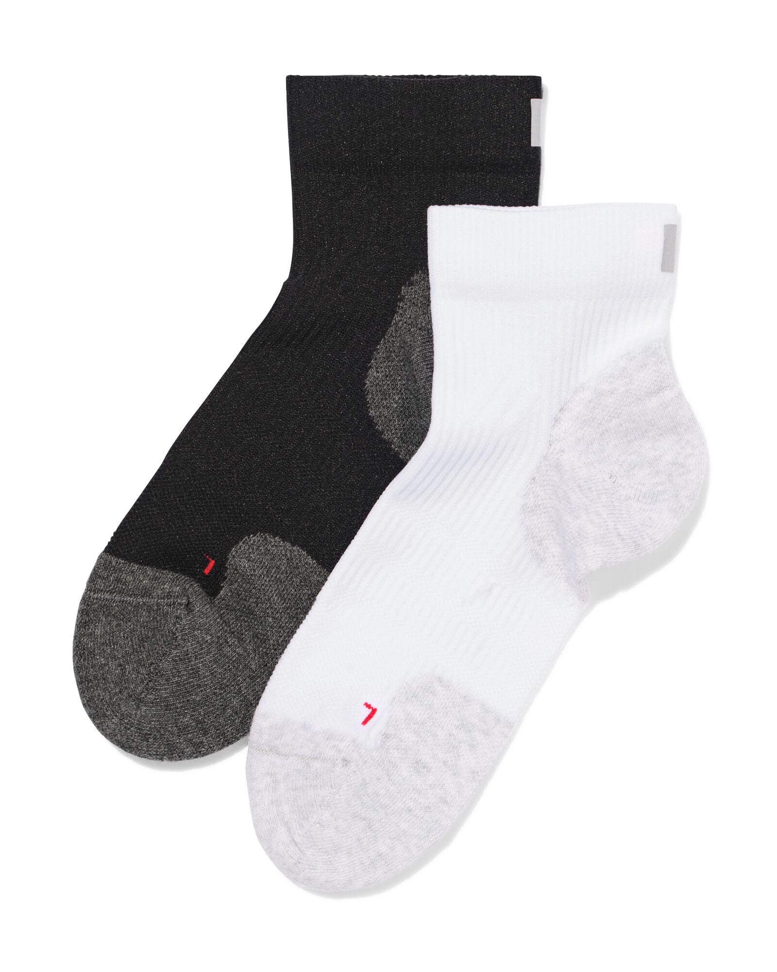 heren driekwart sportsokken - 2 paar wit wit - 4190440WHITE - HEMA