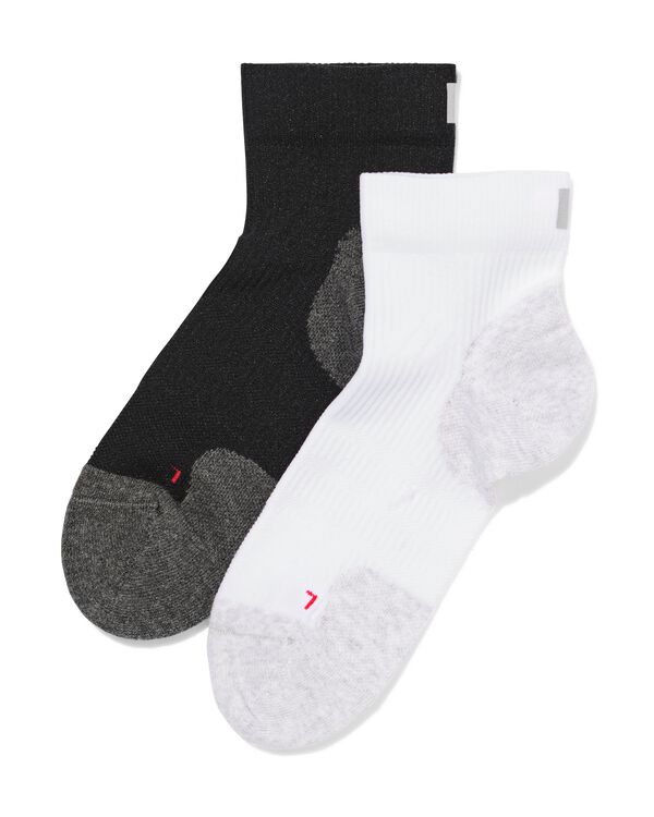 chaussettes de sport trois-quarts homme - 2 paires blanc blanc - 4190440WHITE - HEMA