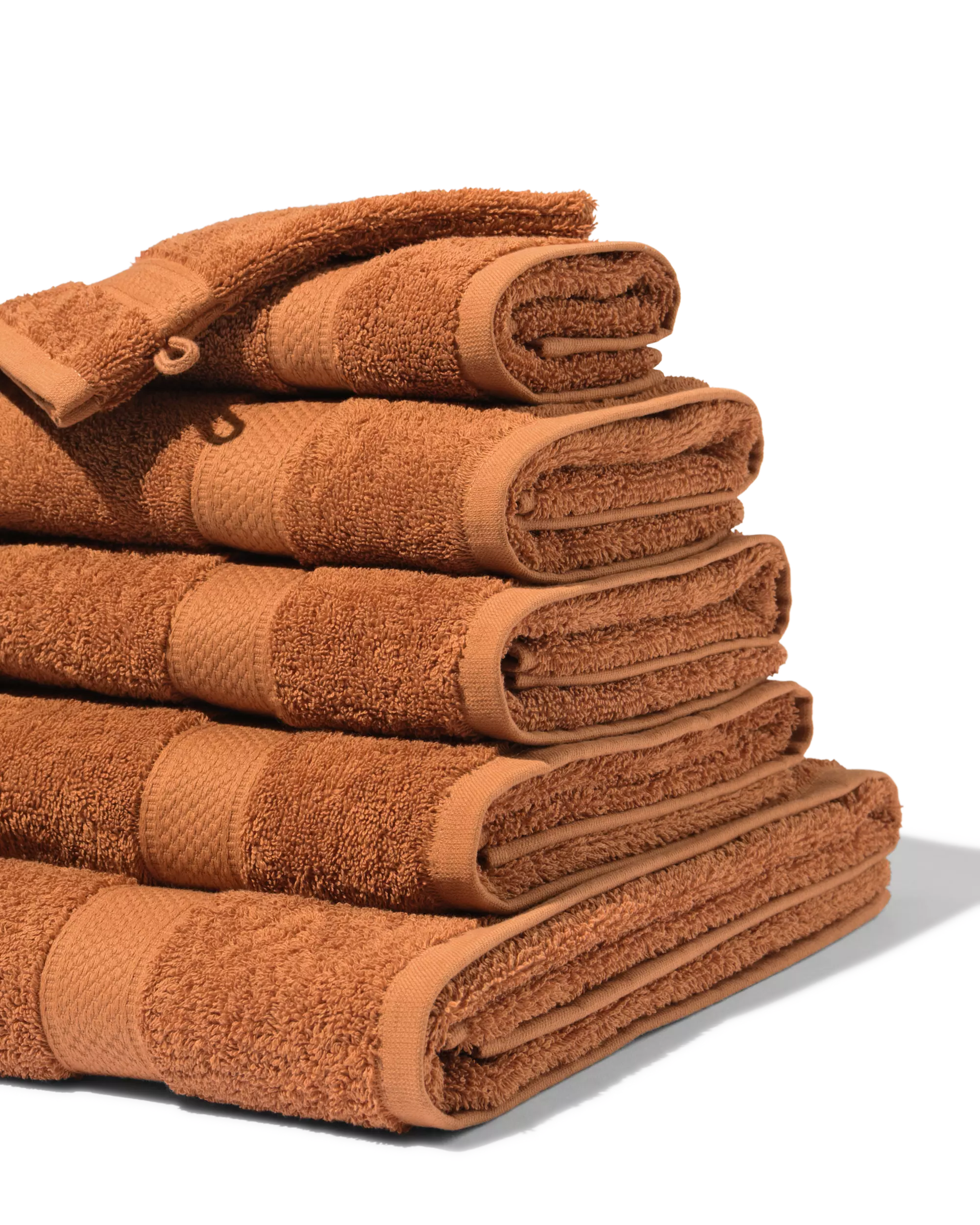 gastendoek 33x50cm zware kwaliteit terra