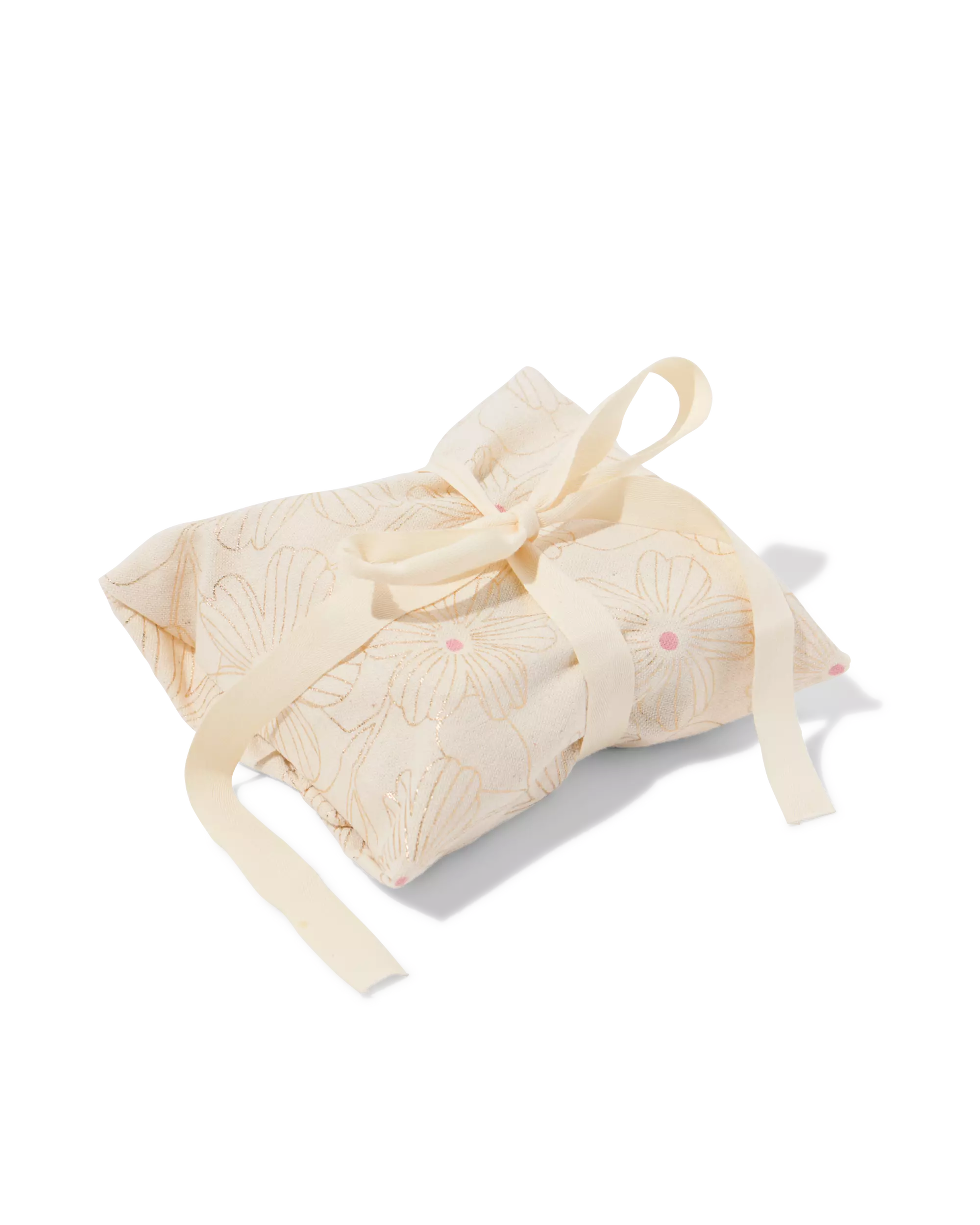 emballage cadeau en coton 44x39cm fleurs