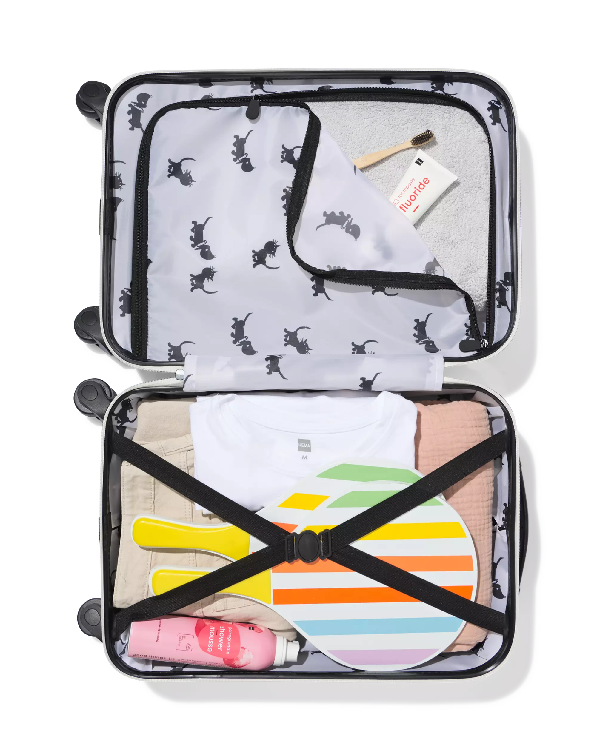 Takkie en Siepie koffer 55x35x20cm 32L
