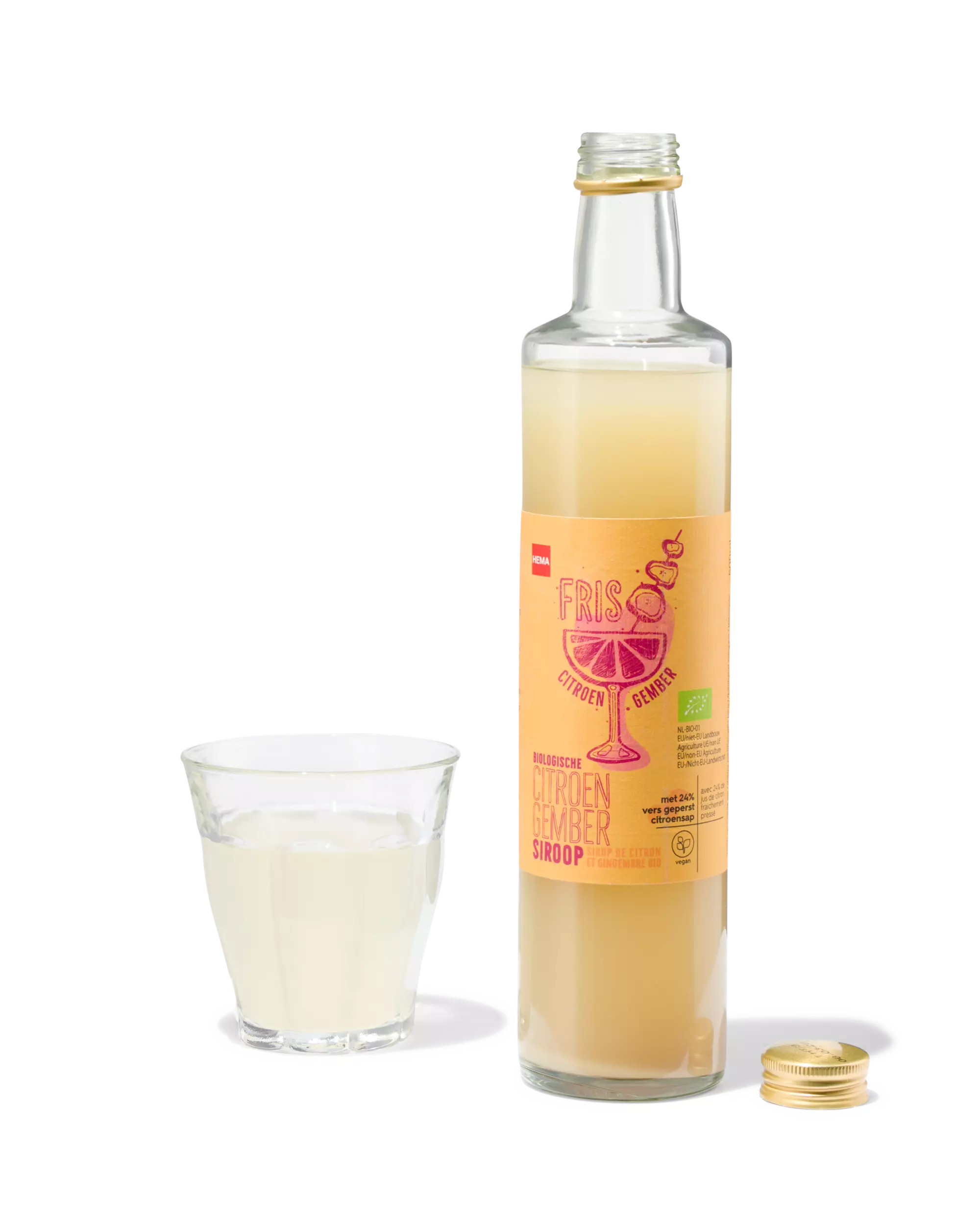 sirop citron gingembre 500ml