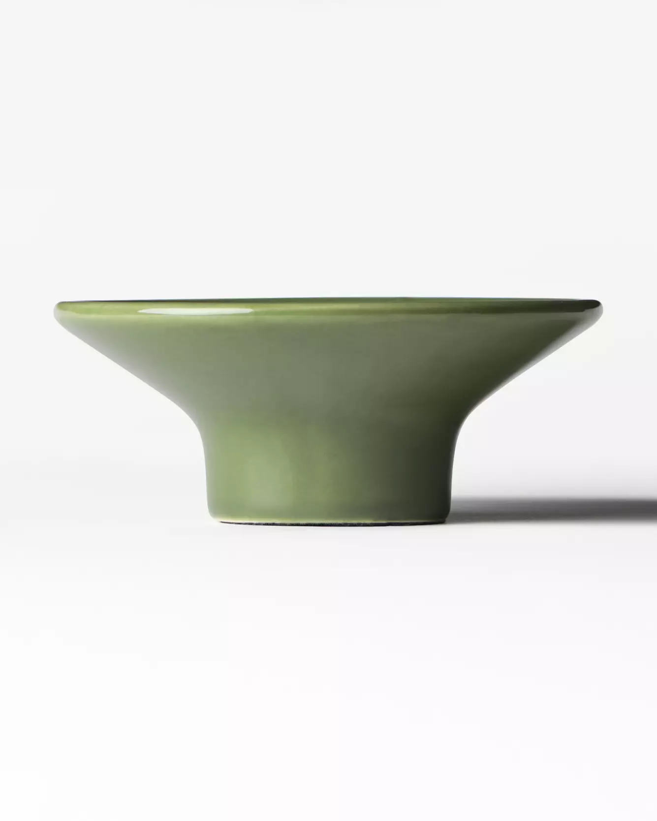 bougeoir Ø 12 x 6,5 cm Zwier céramique vert