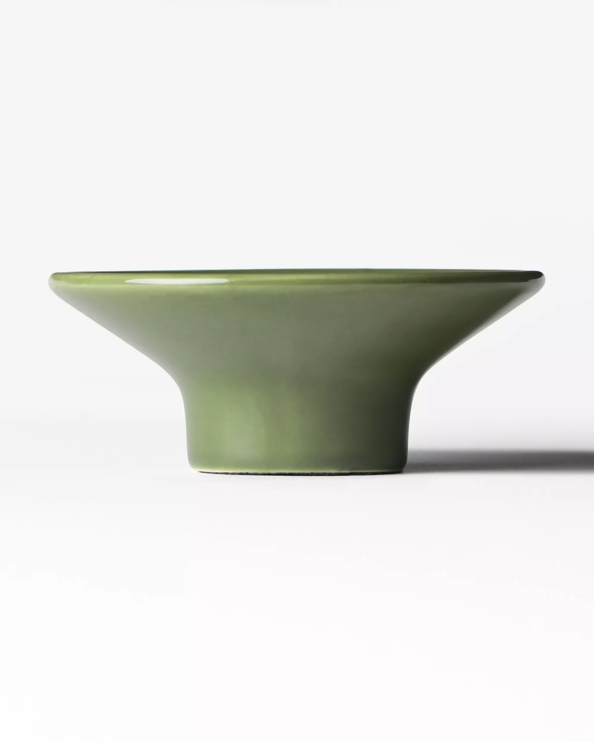 bougeoir Ø 12 x 6,5 cm Zwier céramique vert