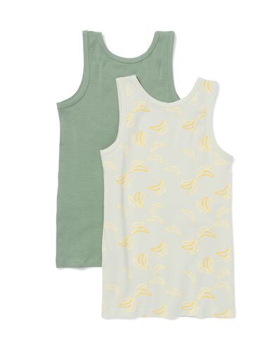 kinderhemd bananen - 2 stuks groen groen - 19203460GREEN - HEMA