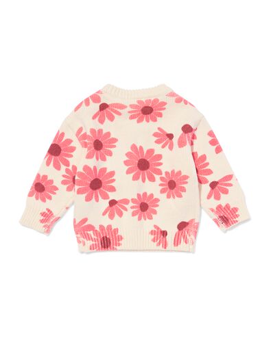 pull b&eacute;b&eacute; fleurs &eacute;cru &eacute;cru - 33017680ECRU - HEMA