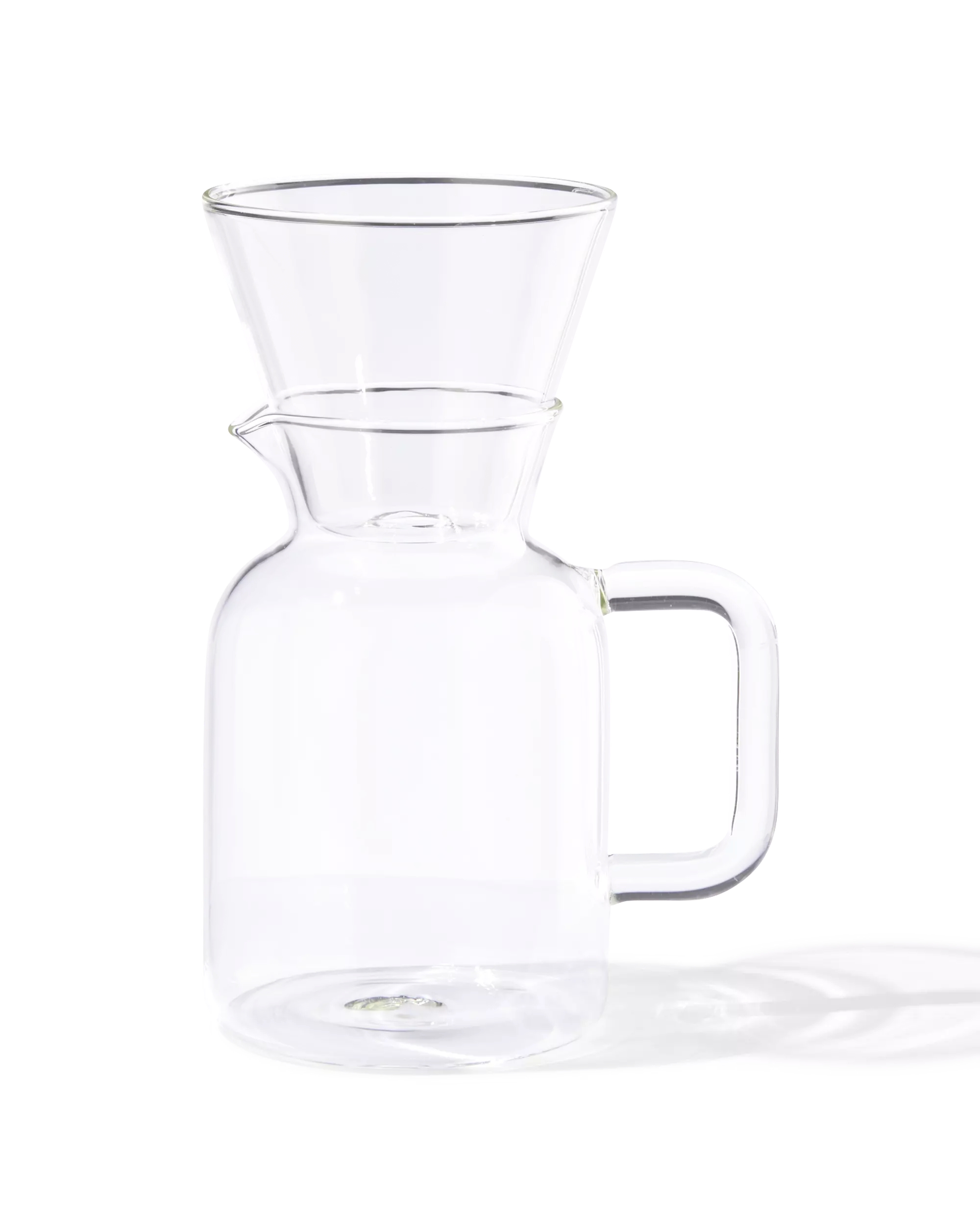 koffiekan met filter Koffiebinkie glas 600ml