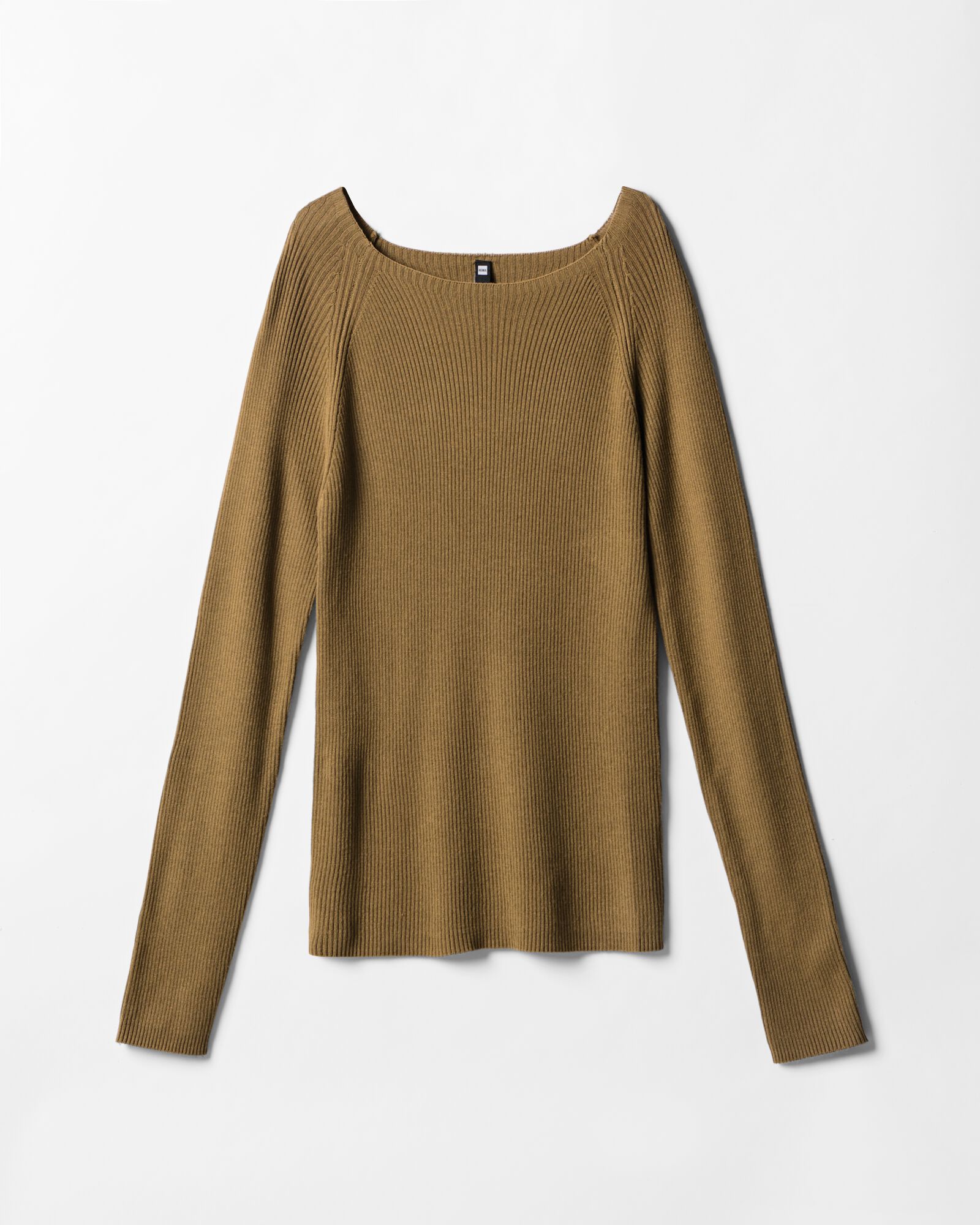 damestrui Louisa rib middenbruin middenbruin - 36214880MIDBROWN - HEMA