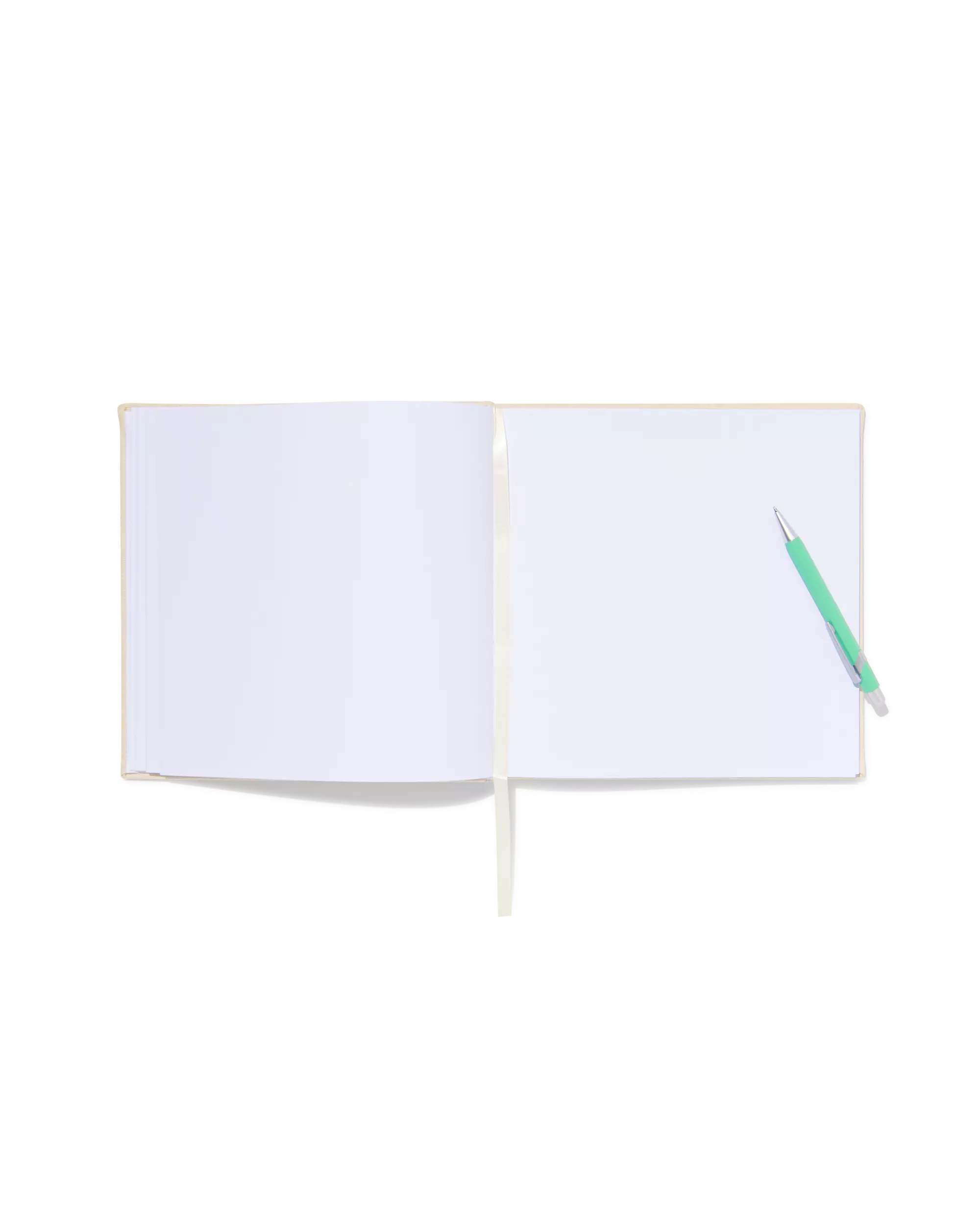 gastenboek 24x24.5 linnen ecru
