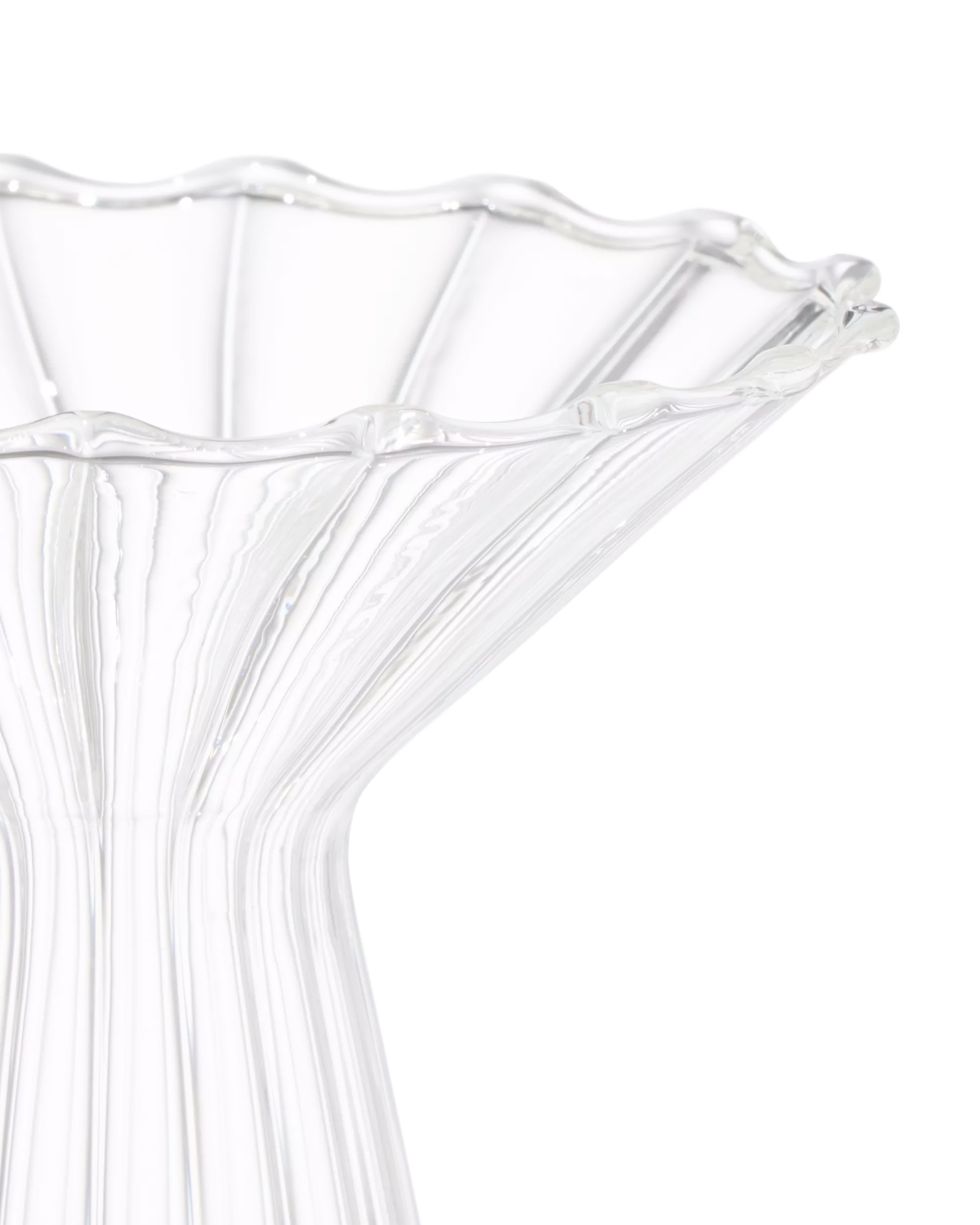 vase pour bâtonnets parfumés ⌀10x12 cm verre avec col transparent